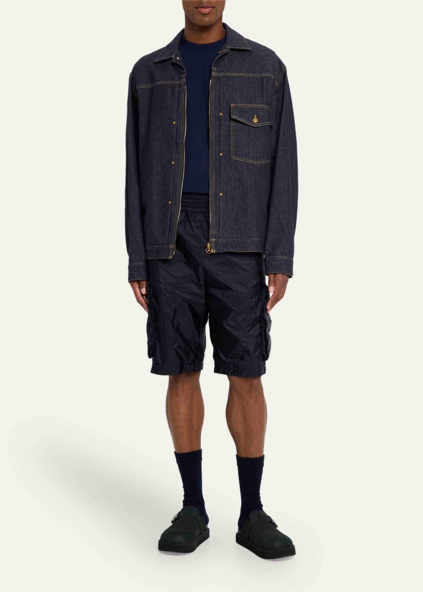 Moncler Genius x Mercedes-Benz by NIGO Men's Nepit Denim Jacket Image 2 of 5