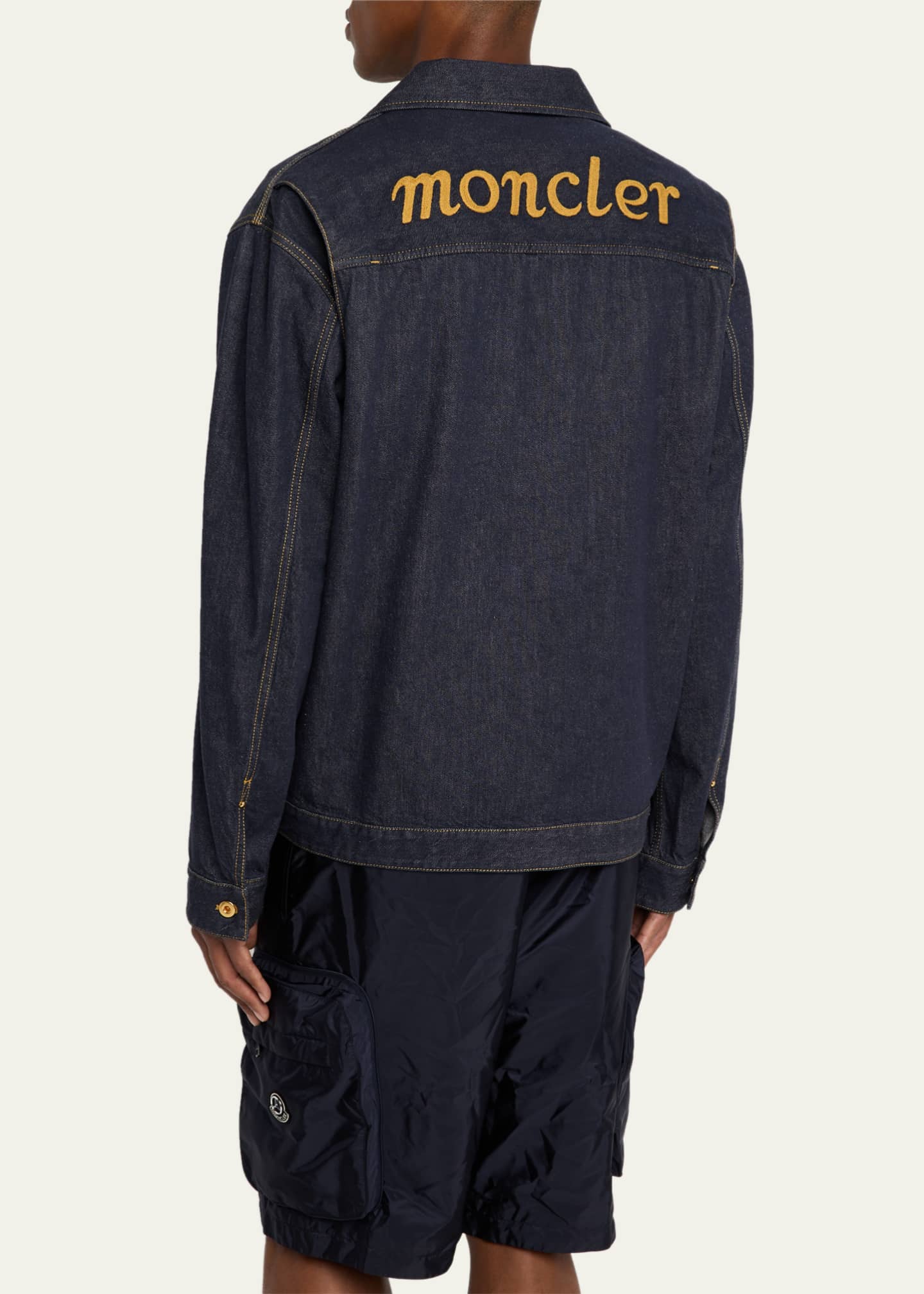 Moncler Genius x Mercedes-Benz by NIGO Men's Nepit Denim Jacket Image 3 of 5