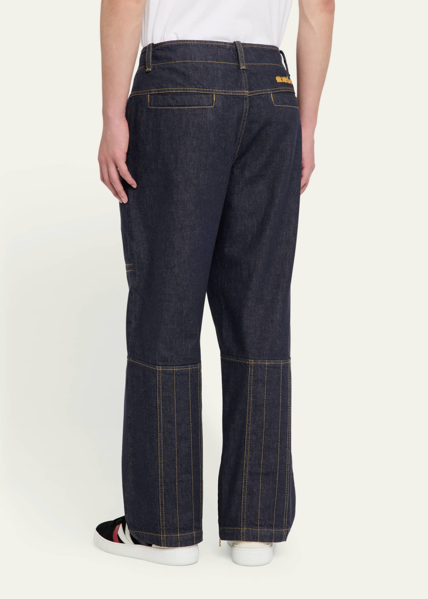Moncler Genius x Mercedes-Benz by NIGO Men's Washed Denim Trousers Image 3 of 5