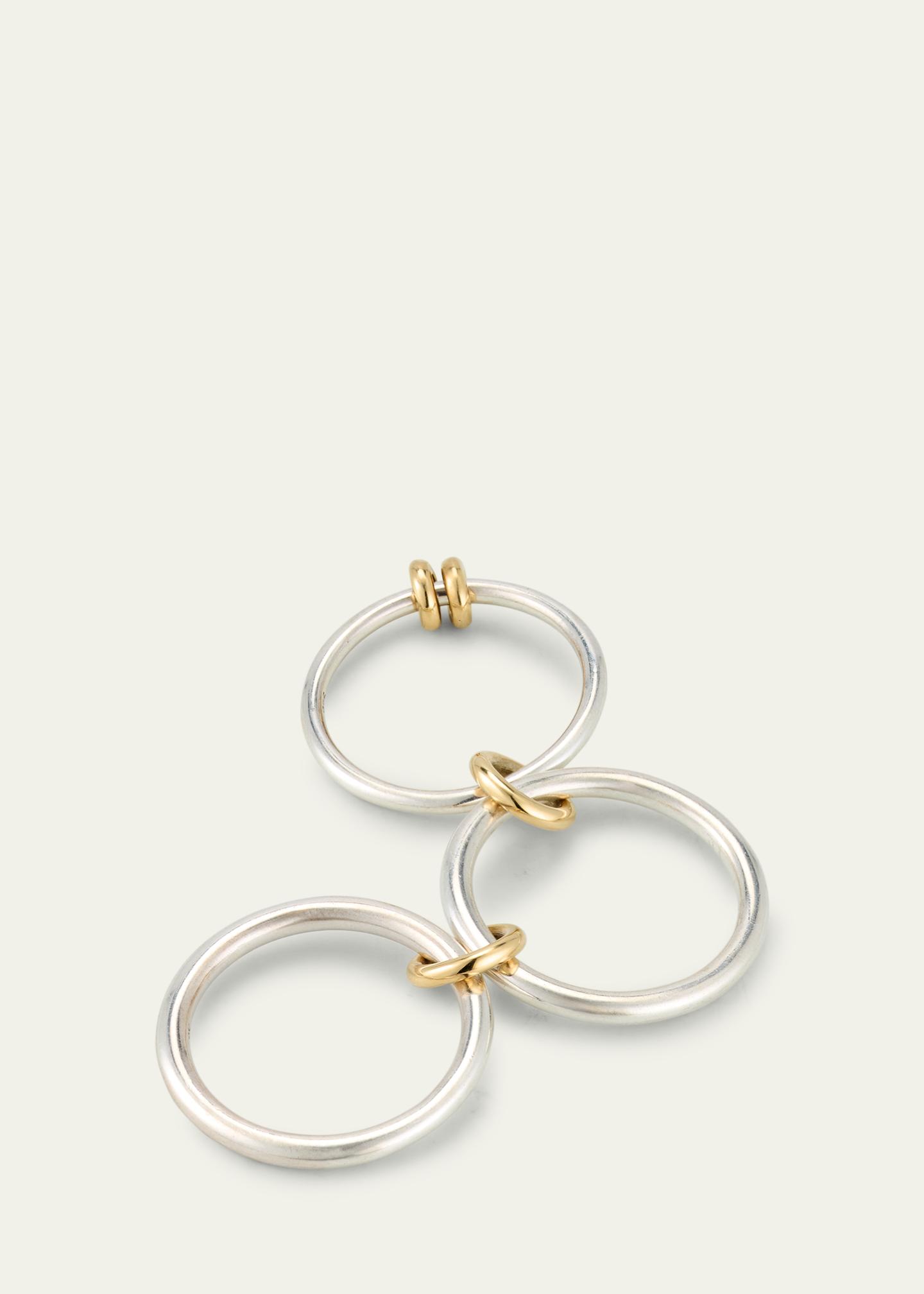 Spinelli Kilcollin Raneth SG Gris Three Link Ring in Sterling