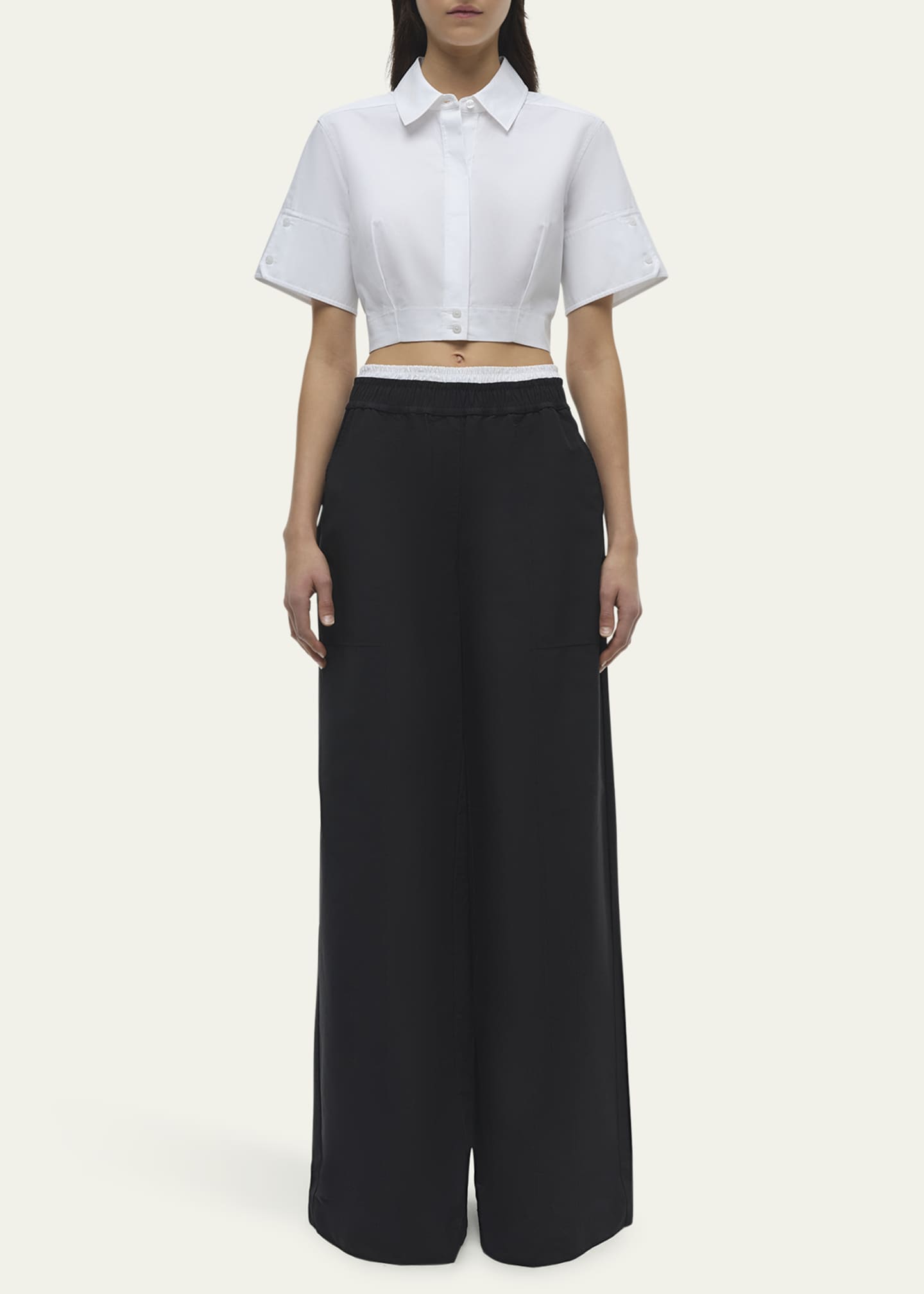 SIMKHAI Olly Double-Waistband Pants Image 2 of 5