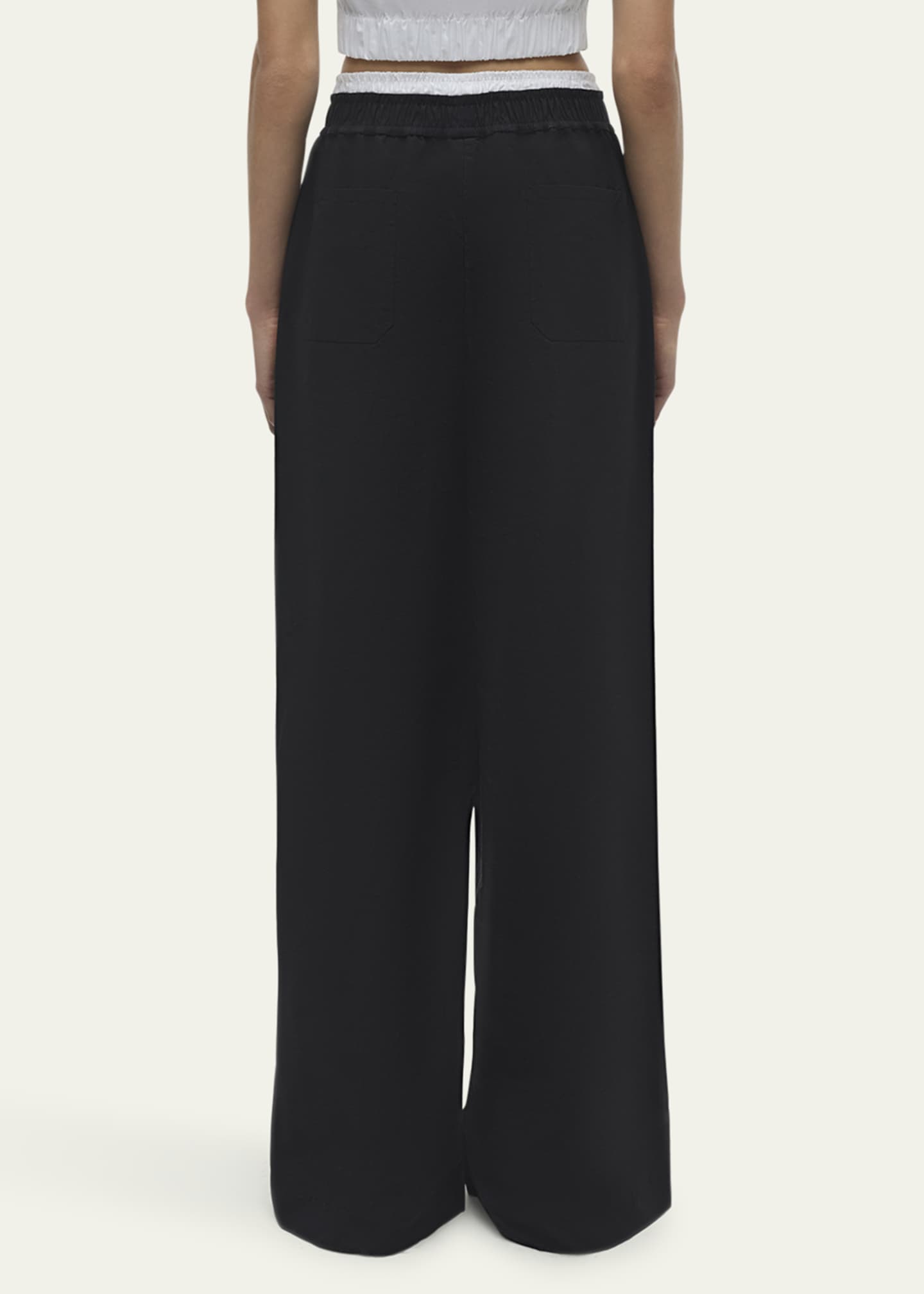 SIMKHAI Olly Double-Waistband Pants Image 3 of 5