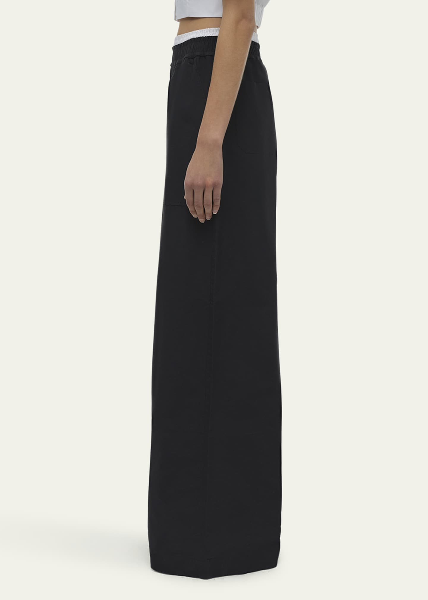 SIMKHAI Olly Double-Waistband Pants Image 4 of 5