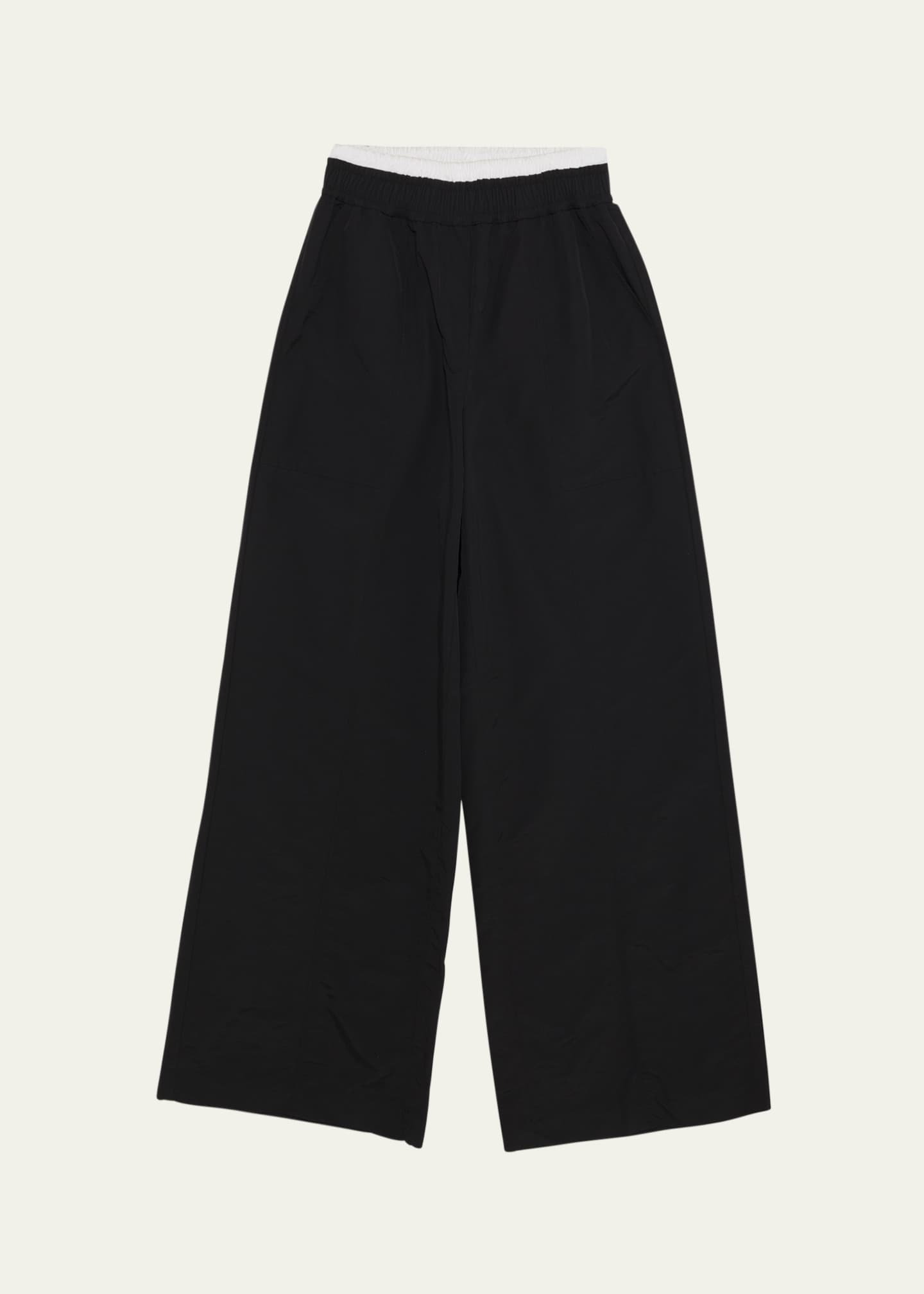 SIMKHAI Olly Double-Waistband Pants Image 1 of 5