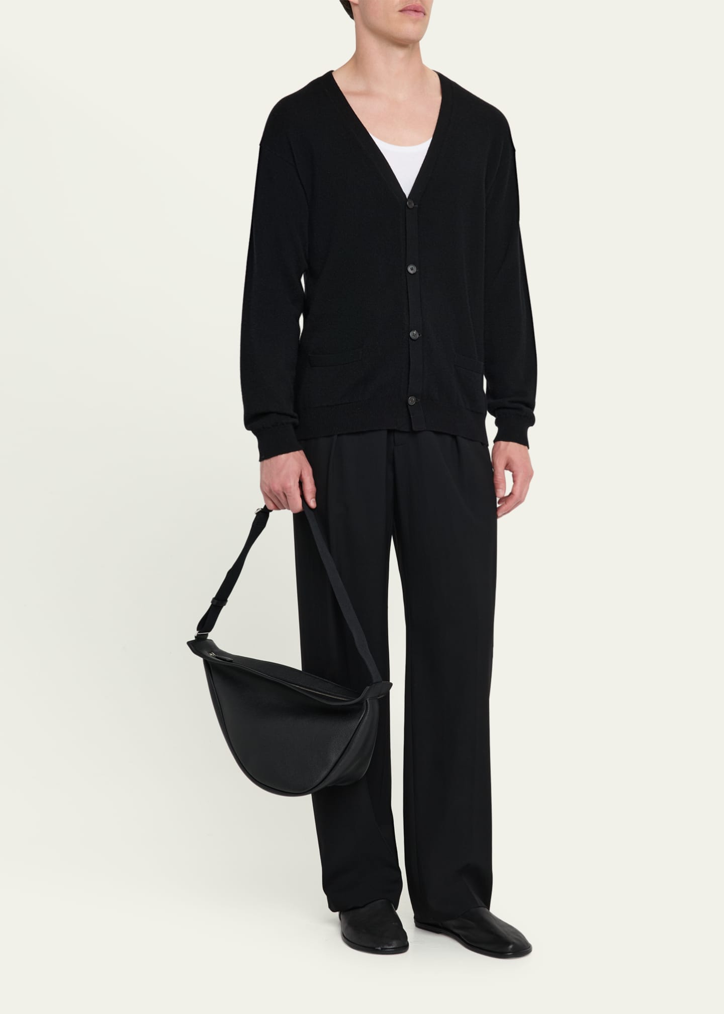 THE ROW Men's Slouchy Banana Large Crossbody Bag Image 5 of 6
