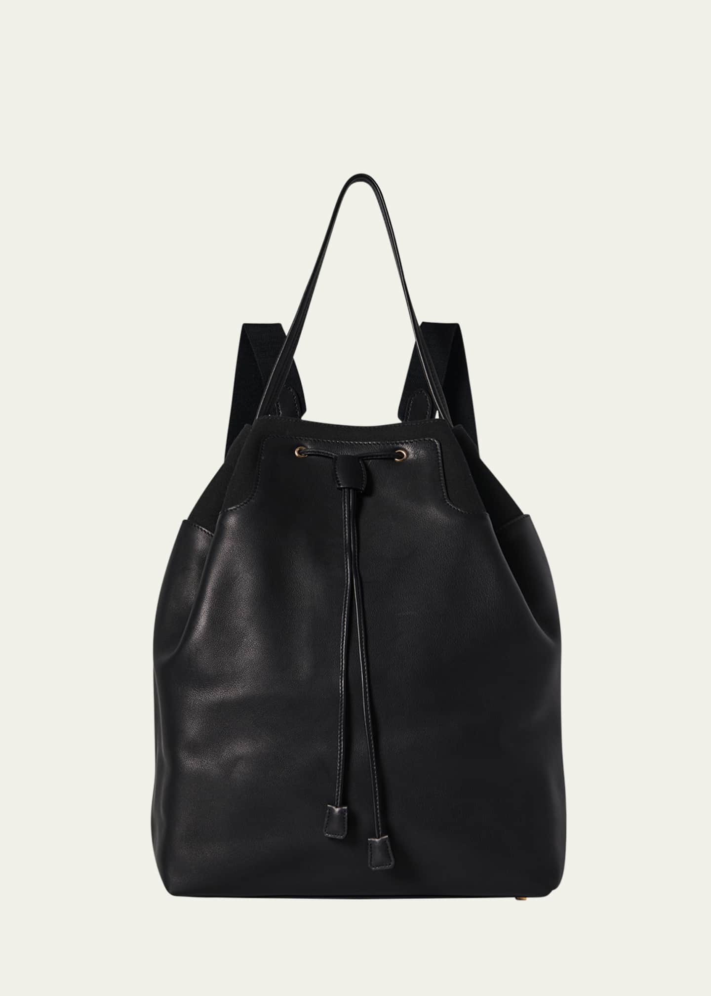 THE ROW Men's Spring 11 Canvas and Leather Backpack Image 1 of 3