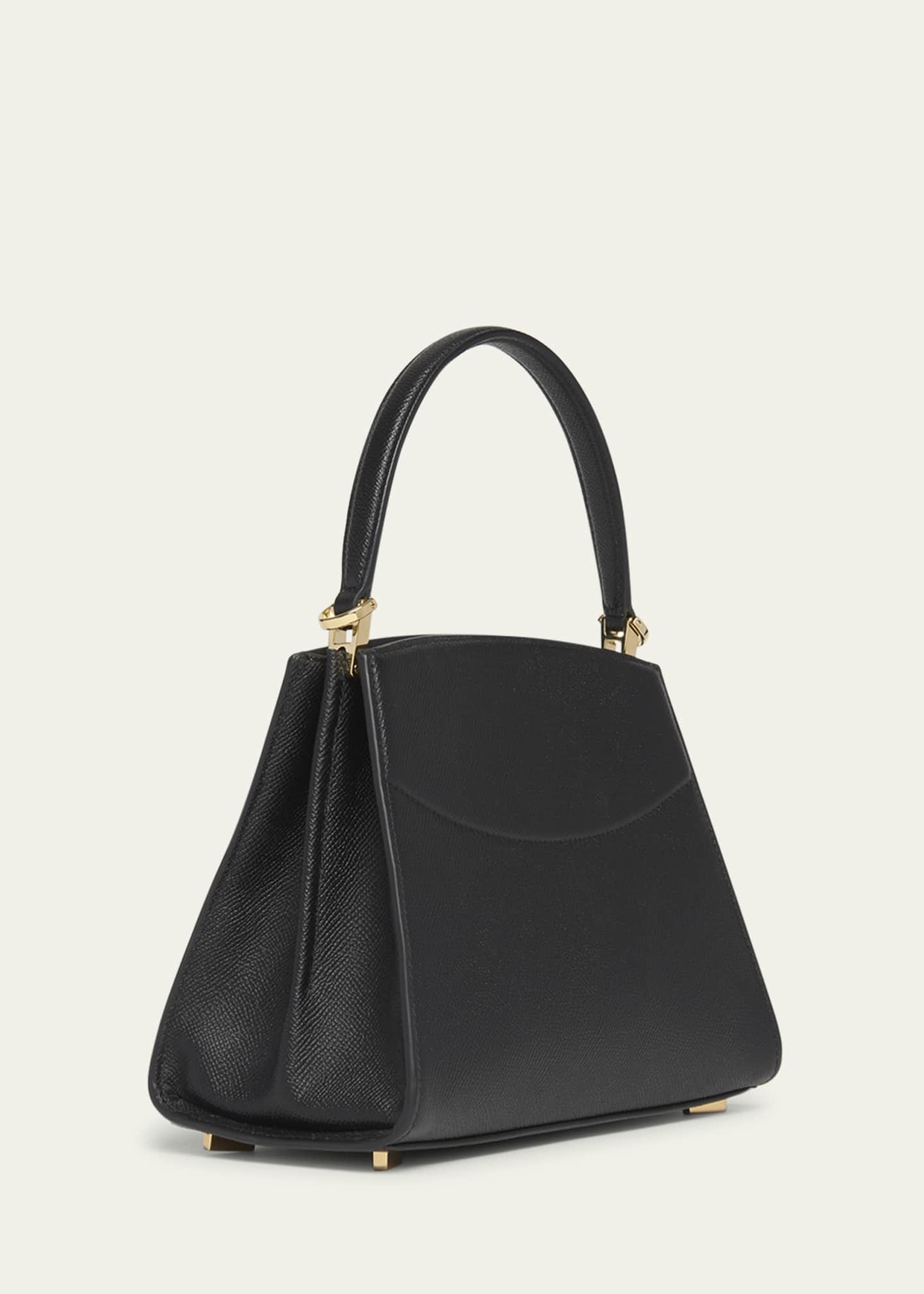 Ferragamo The New Studio Small Box Leather Top-Handle Bag Image 2 of 4