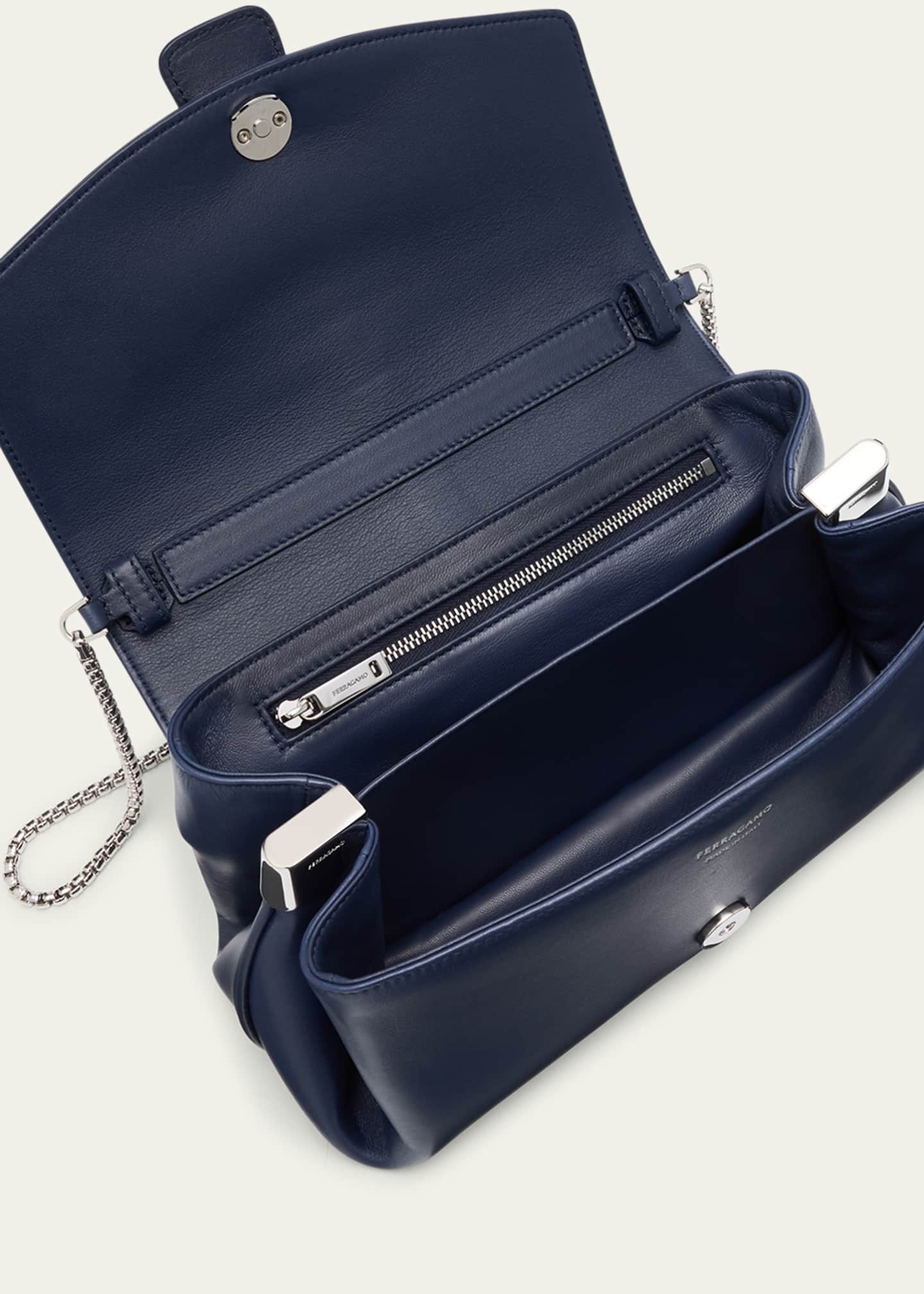 Ferragamo Small New Line Shoulder Bag - Bergdorf Goodman