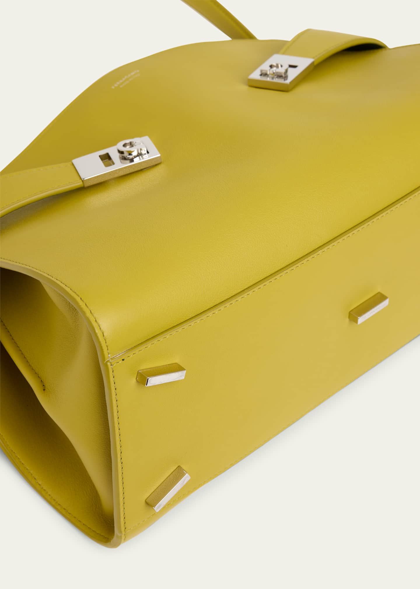 Ferragamo Hug Small Bicolor Leather Shoulder Bag Image 4 of 4