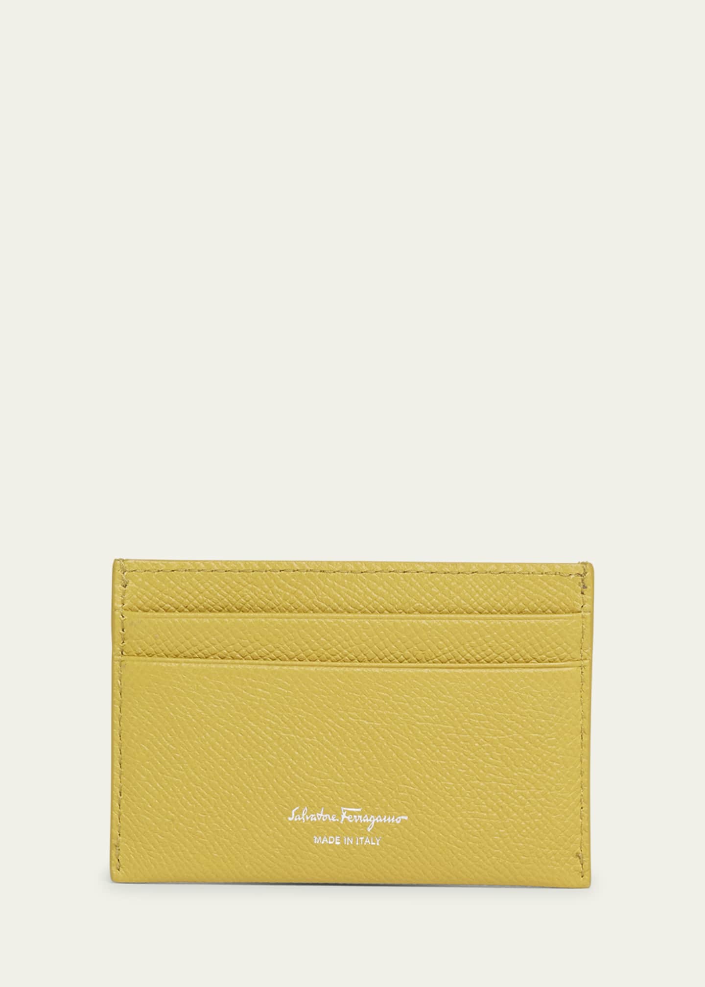 Ferragamo The Gancini Leather Card Case Image 2 of 3