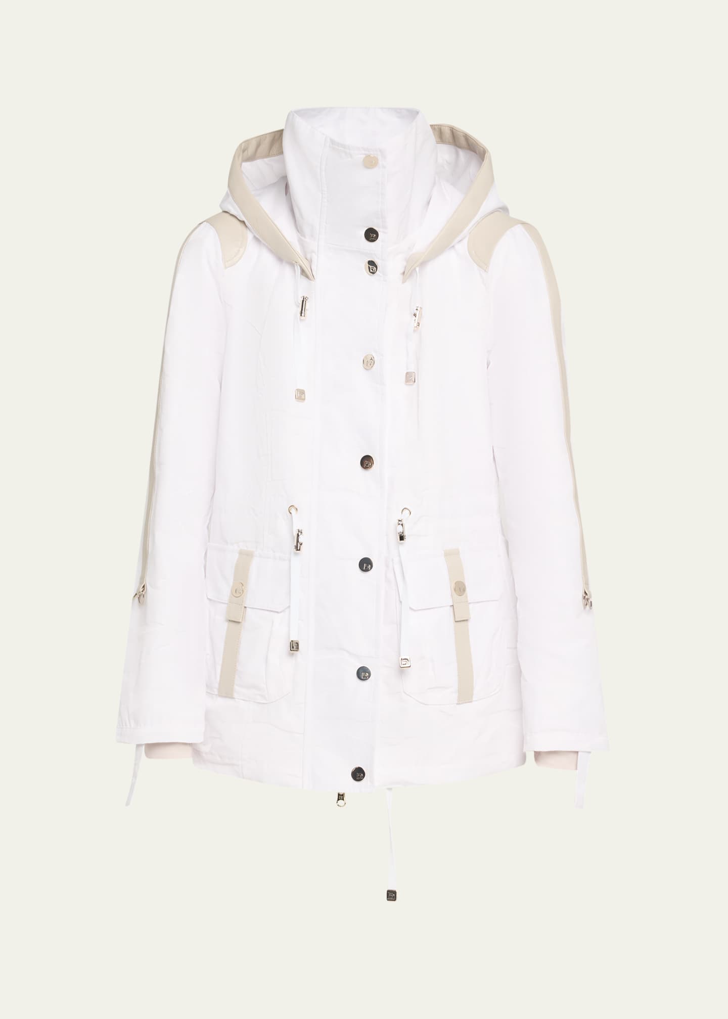 Blanc Noir Camo Sport Anorak Jacket Image 1 of 5