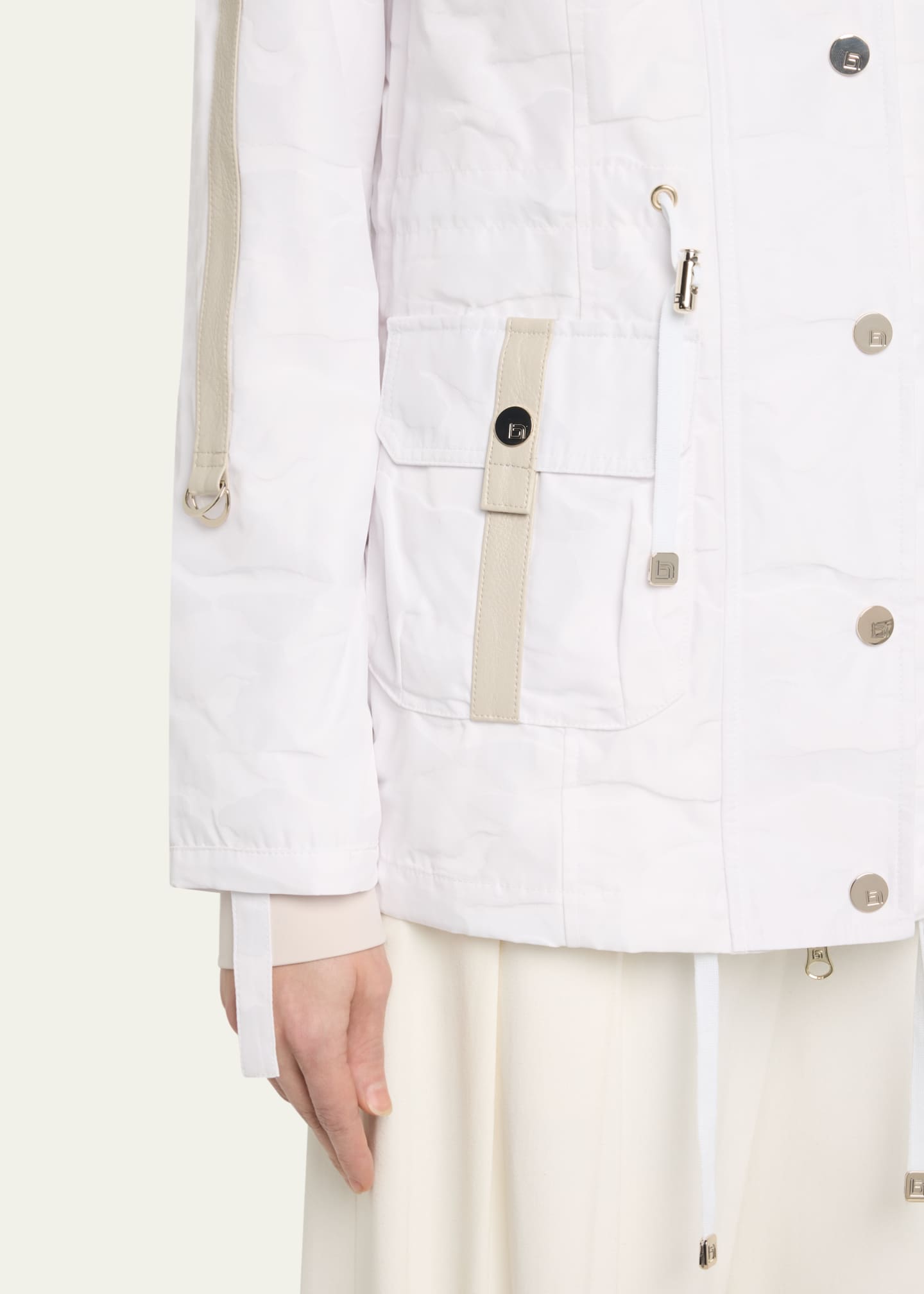 Blanc Noir Camo Sport Anorak Jacket Image 5 of 5