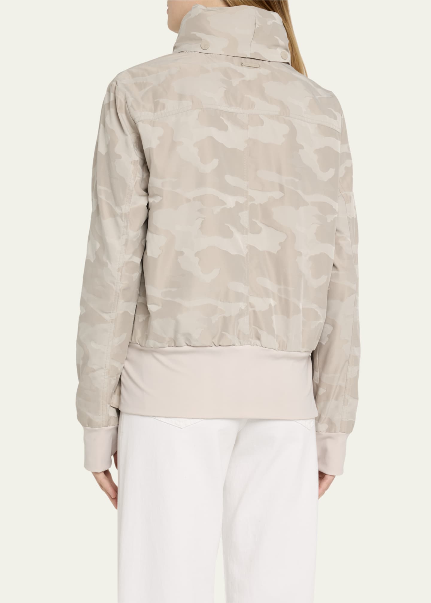 Blanc Noir Violette Camo Bomber Jacket Image 3 of 5