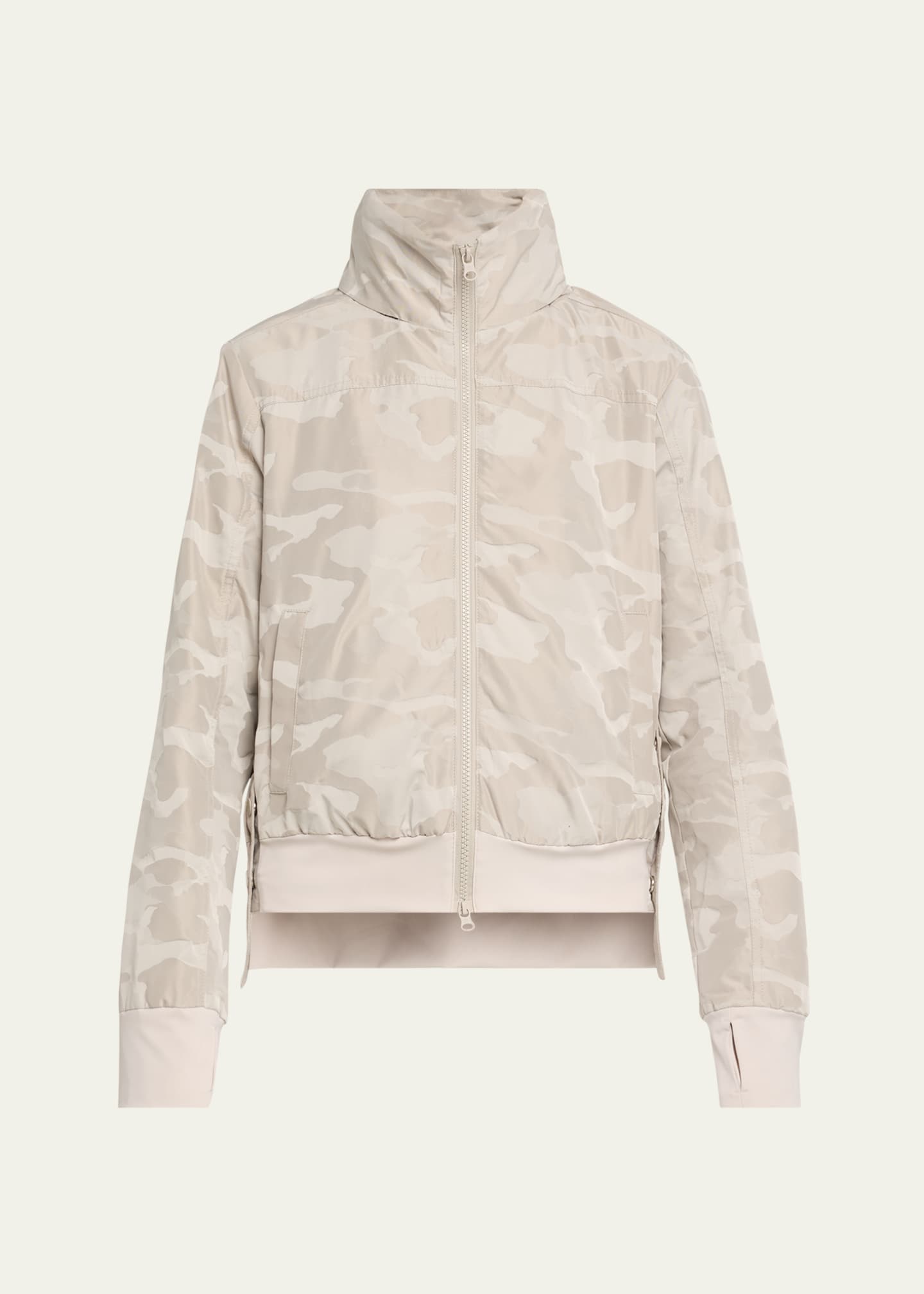 Blanc Noir Violette Camo Bomber Jacket Image 1 of 5