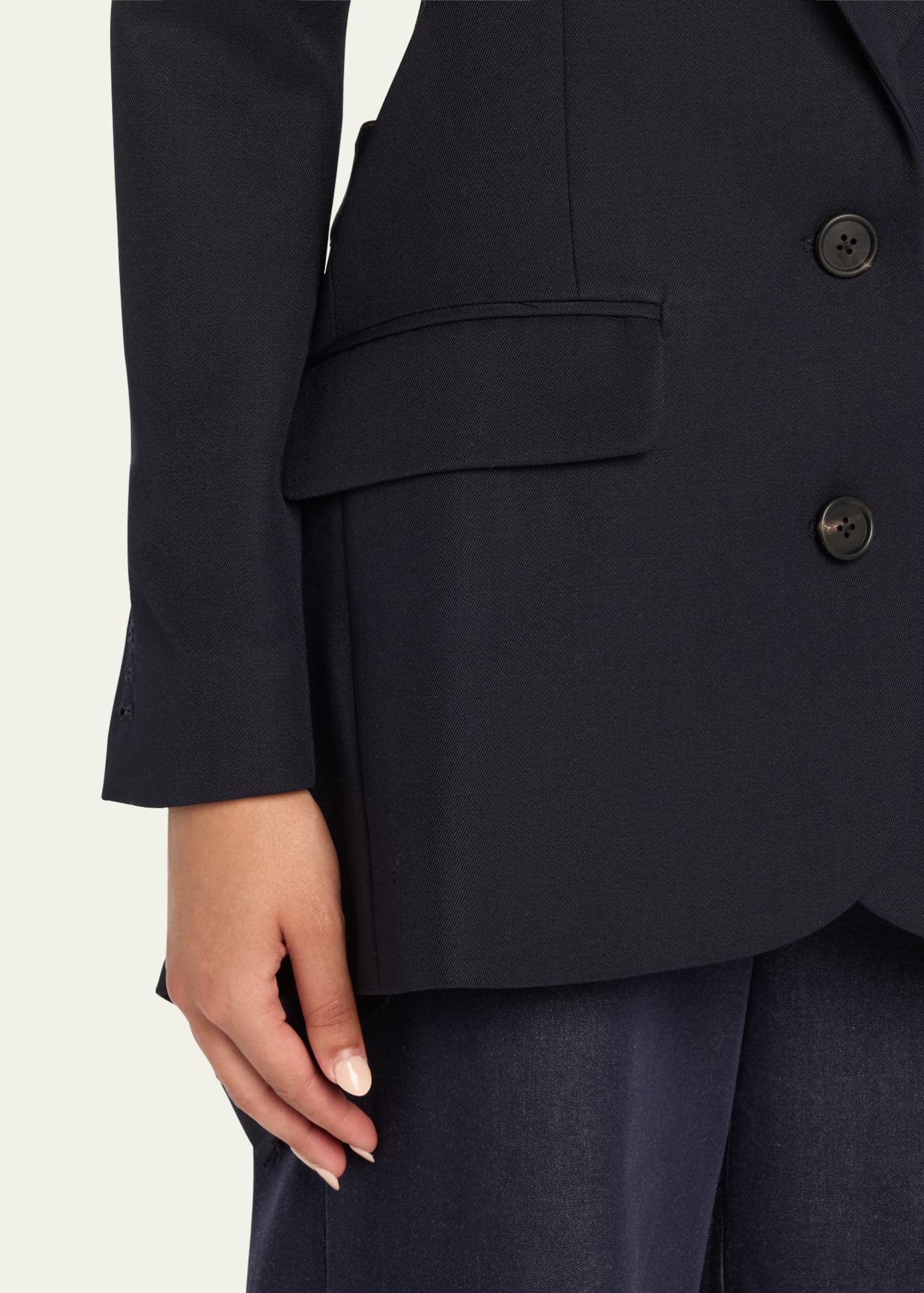 Monse Oversized Slashed Wool Blazer Jacket Image 5 of 5