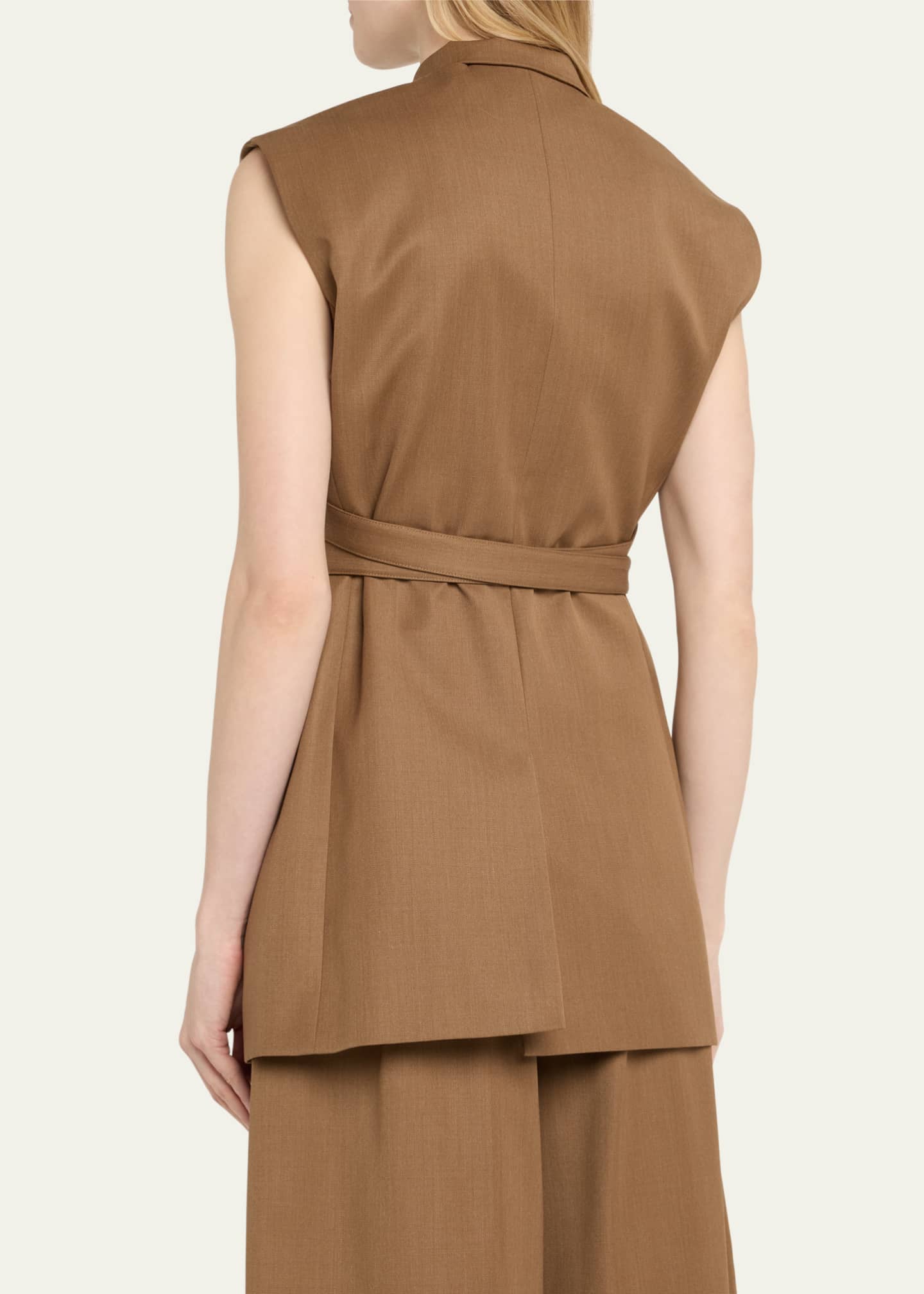 Monse Criss Cross Belted Wool Jacket Image 3 of 5