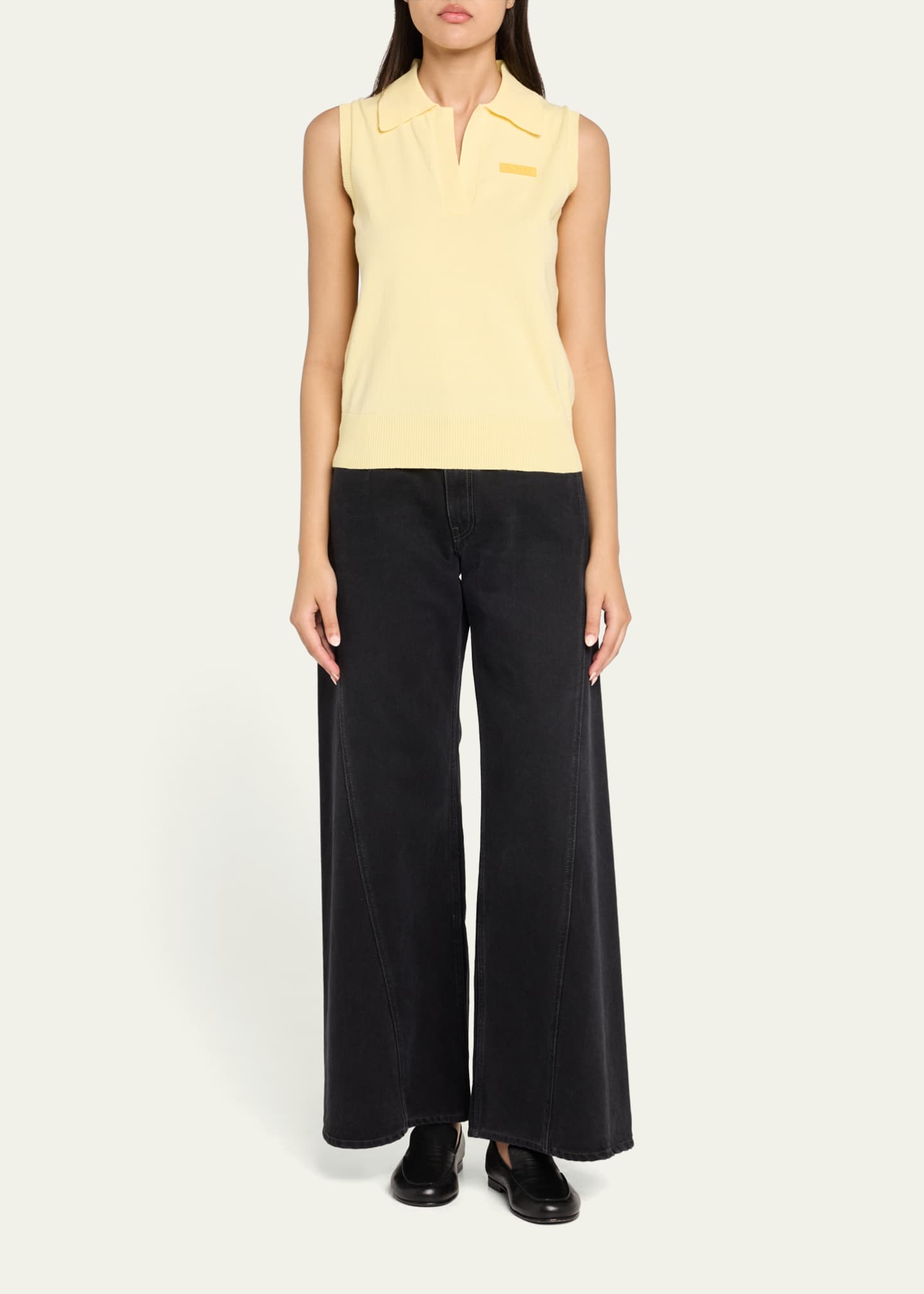 Monse Knit Polo Vest Image 2 of 5