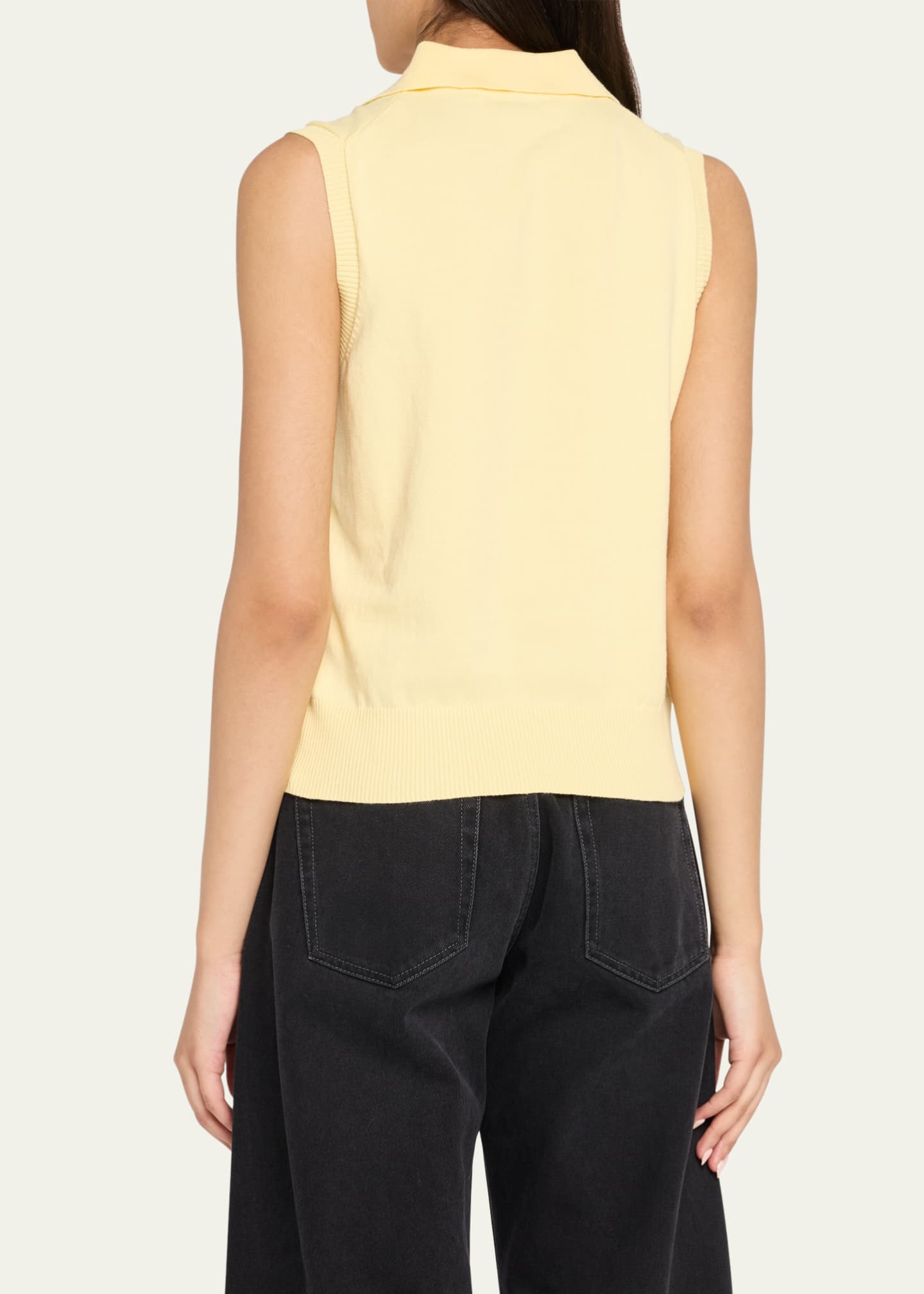 Monse Knit Polo Vest Image 3 of 5
