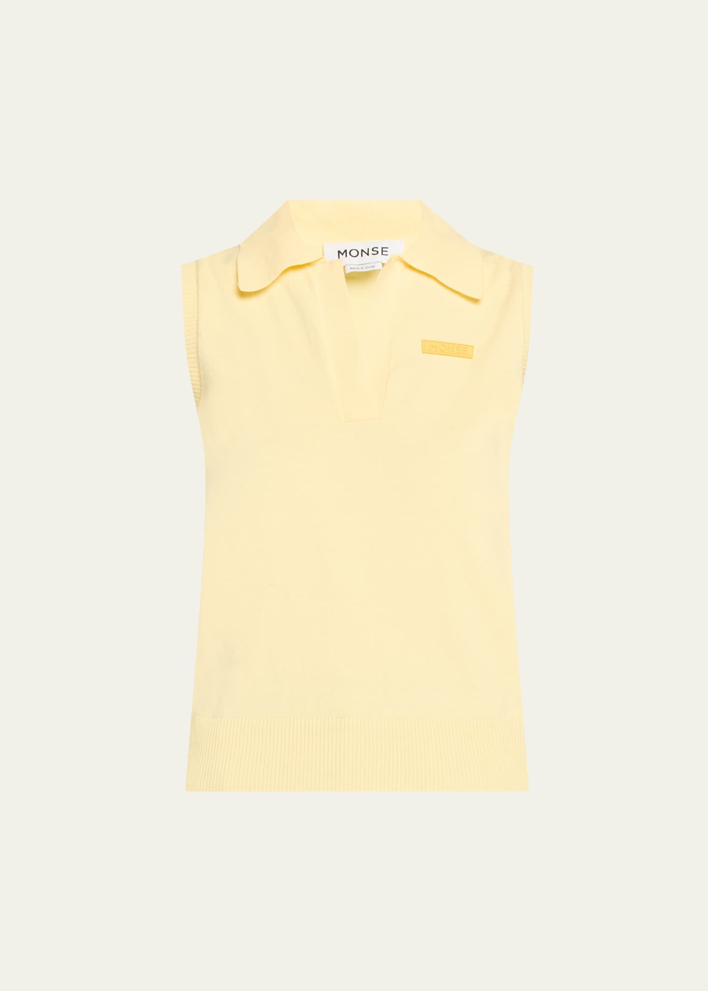 Monse Knit Polo Vest Image 1 of 5