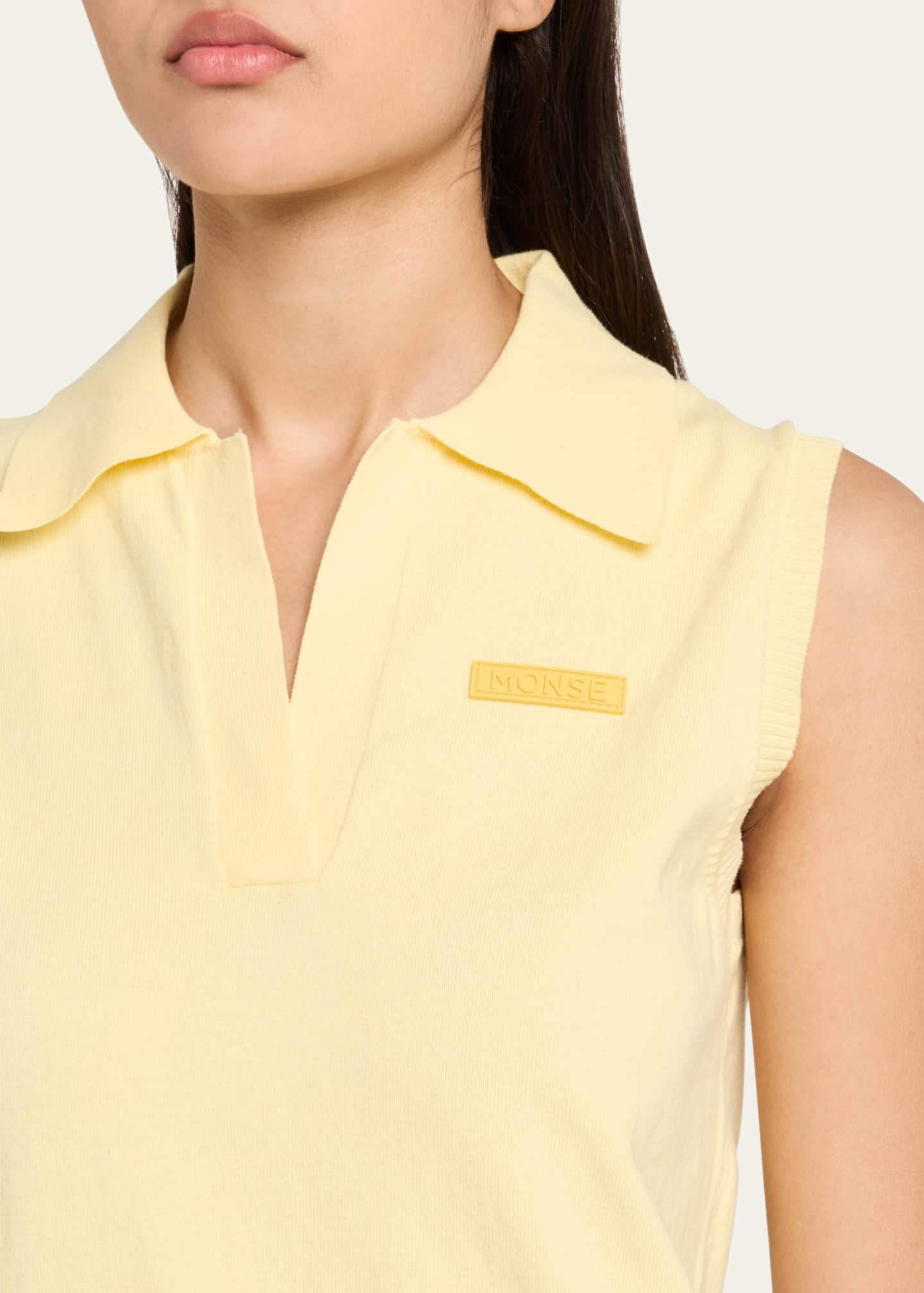 Monse Knit Polo Vest Image 5 of 5