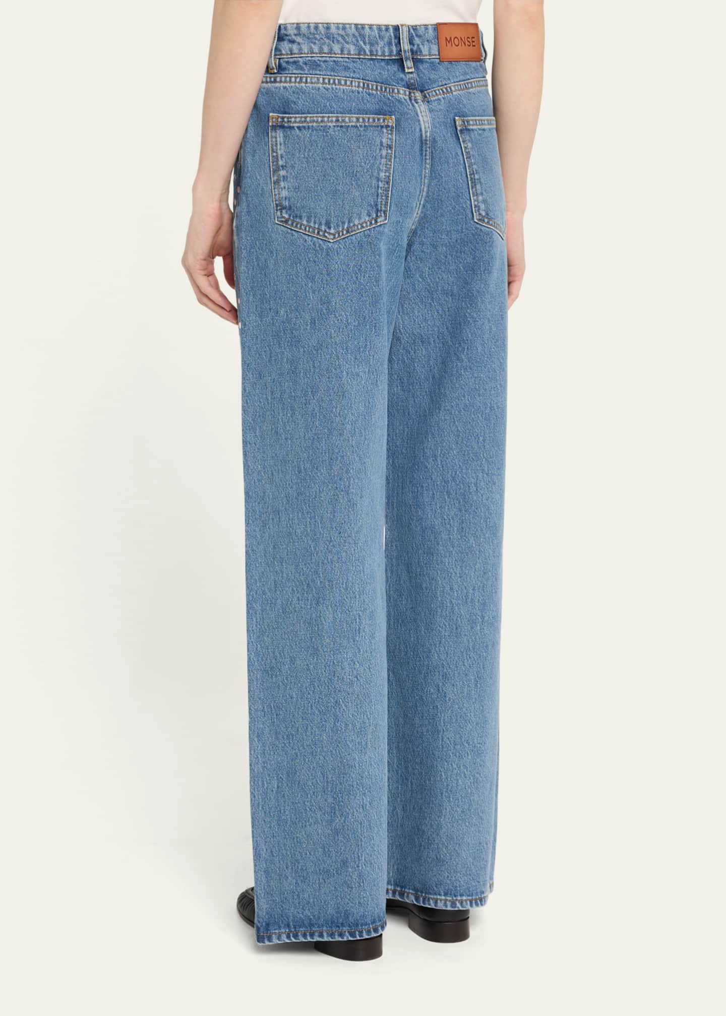 Monse Studded Denim Pants Image 3 of 5