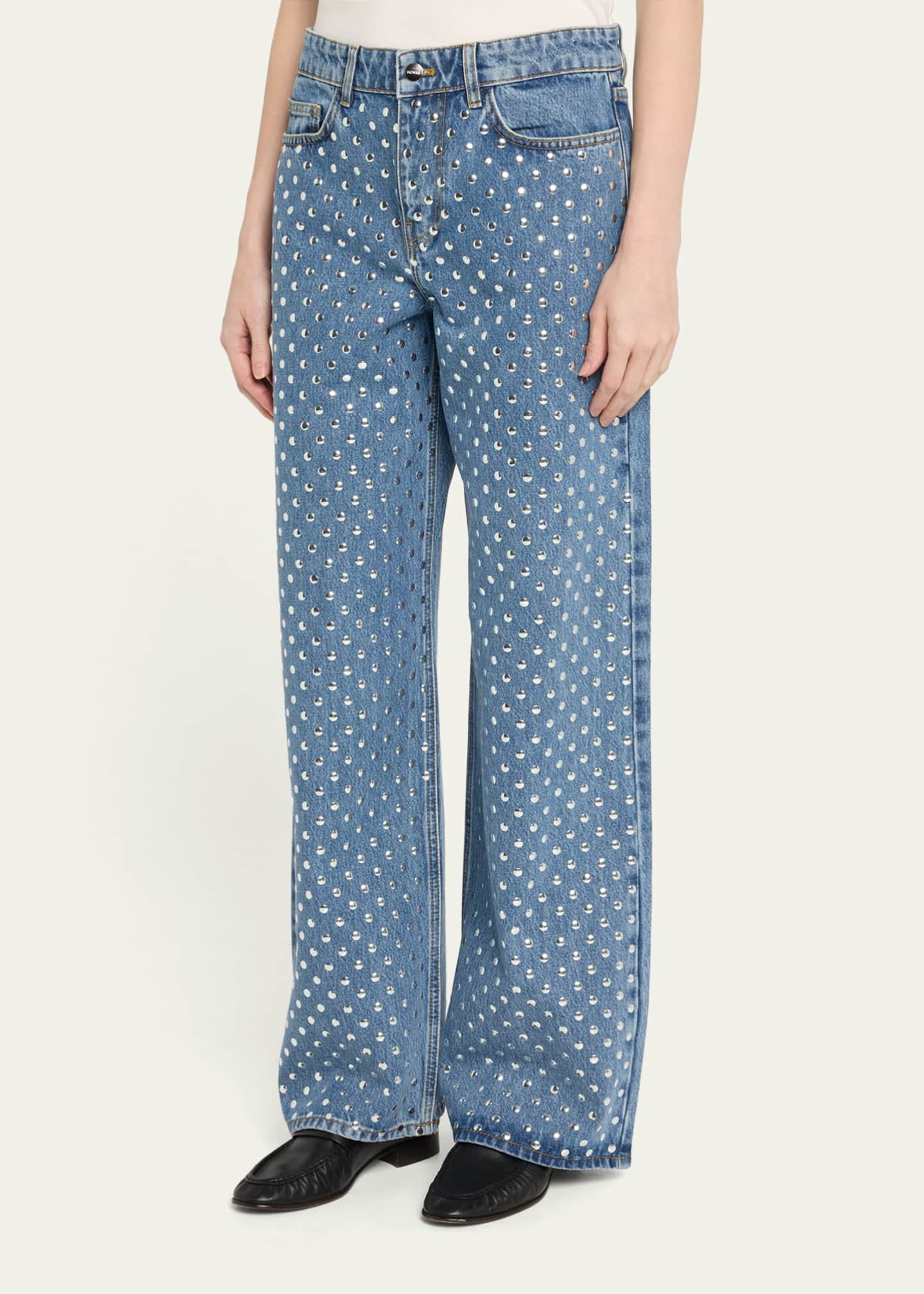 Monse Studded Denim Pants Image 4 of 5