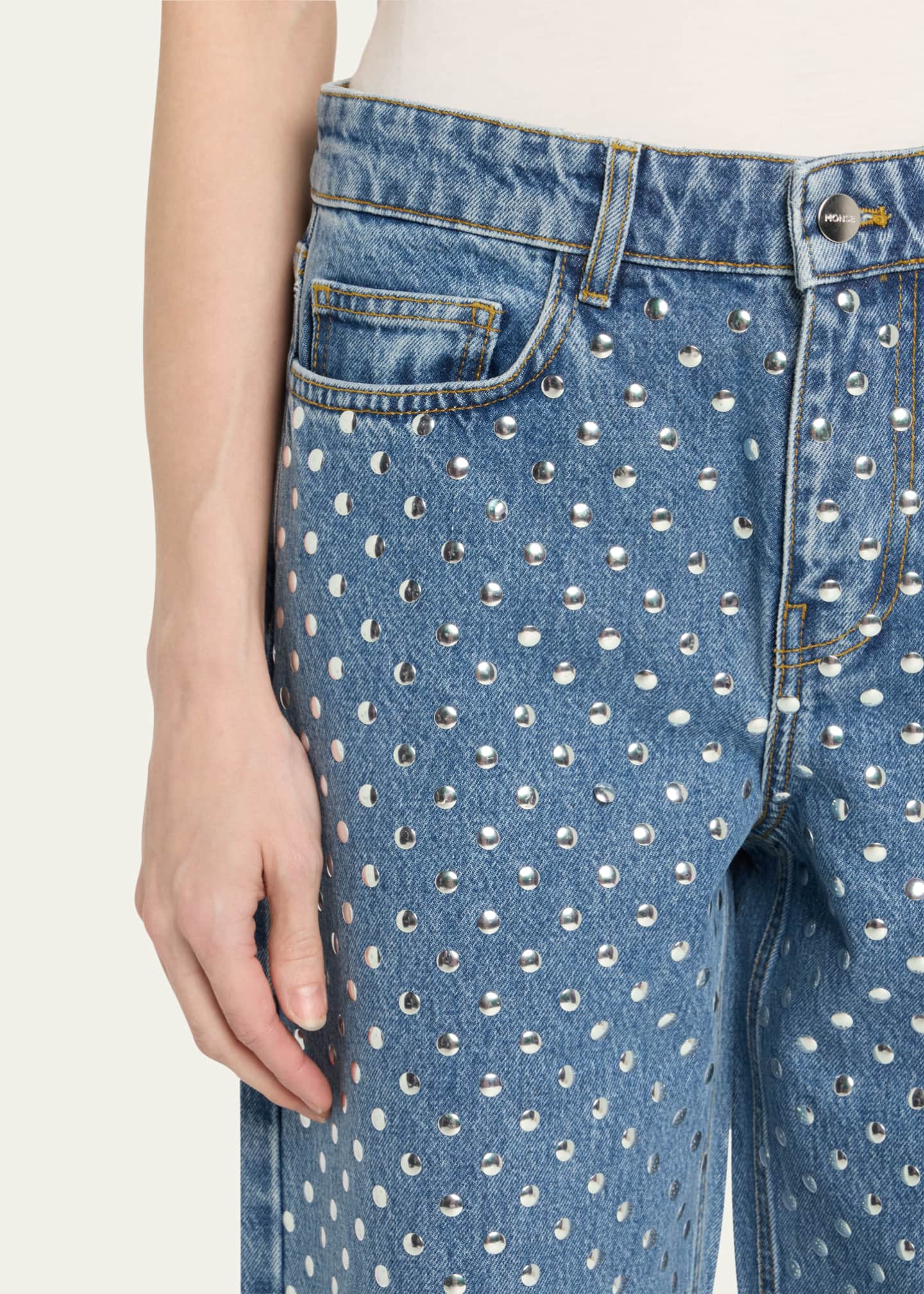 Monse Studded Denim Pants Image 5 of 5