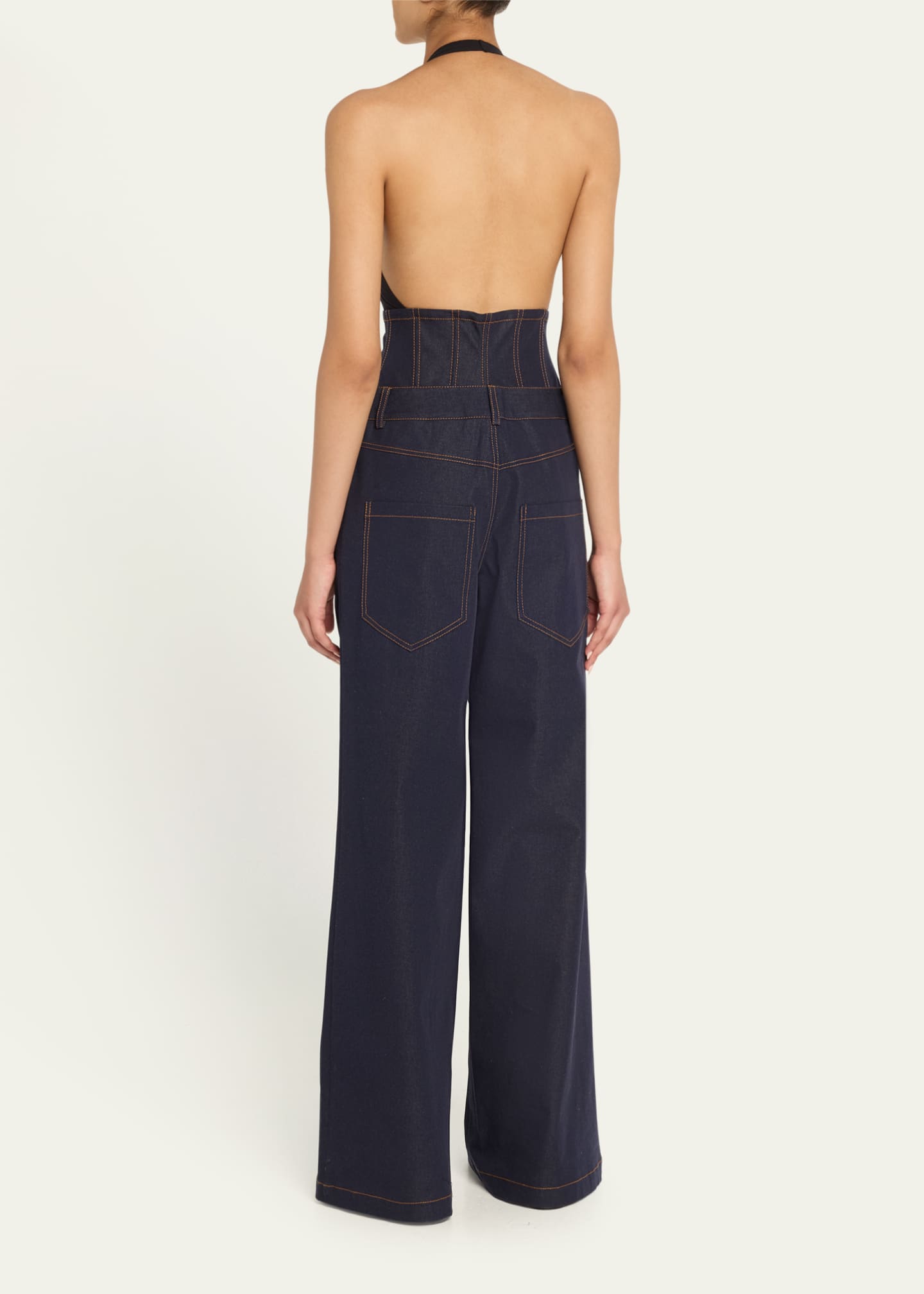 Monse Corset Denim Jeans Image 3 of 5