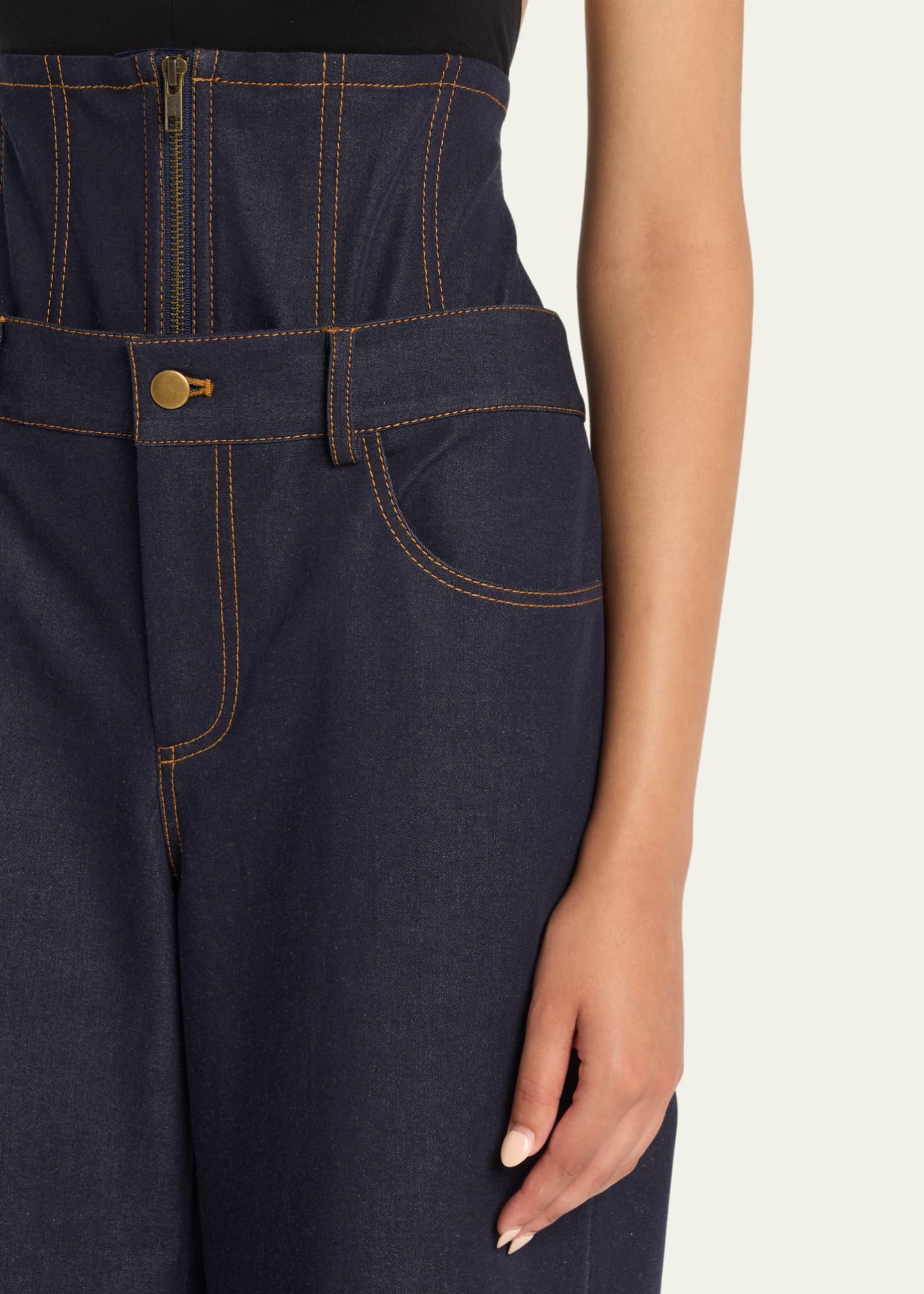 Monse Corset Denim Jeans Image 5 of 5