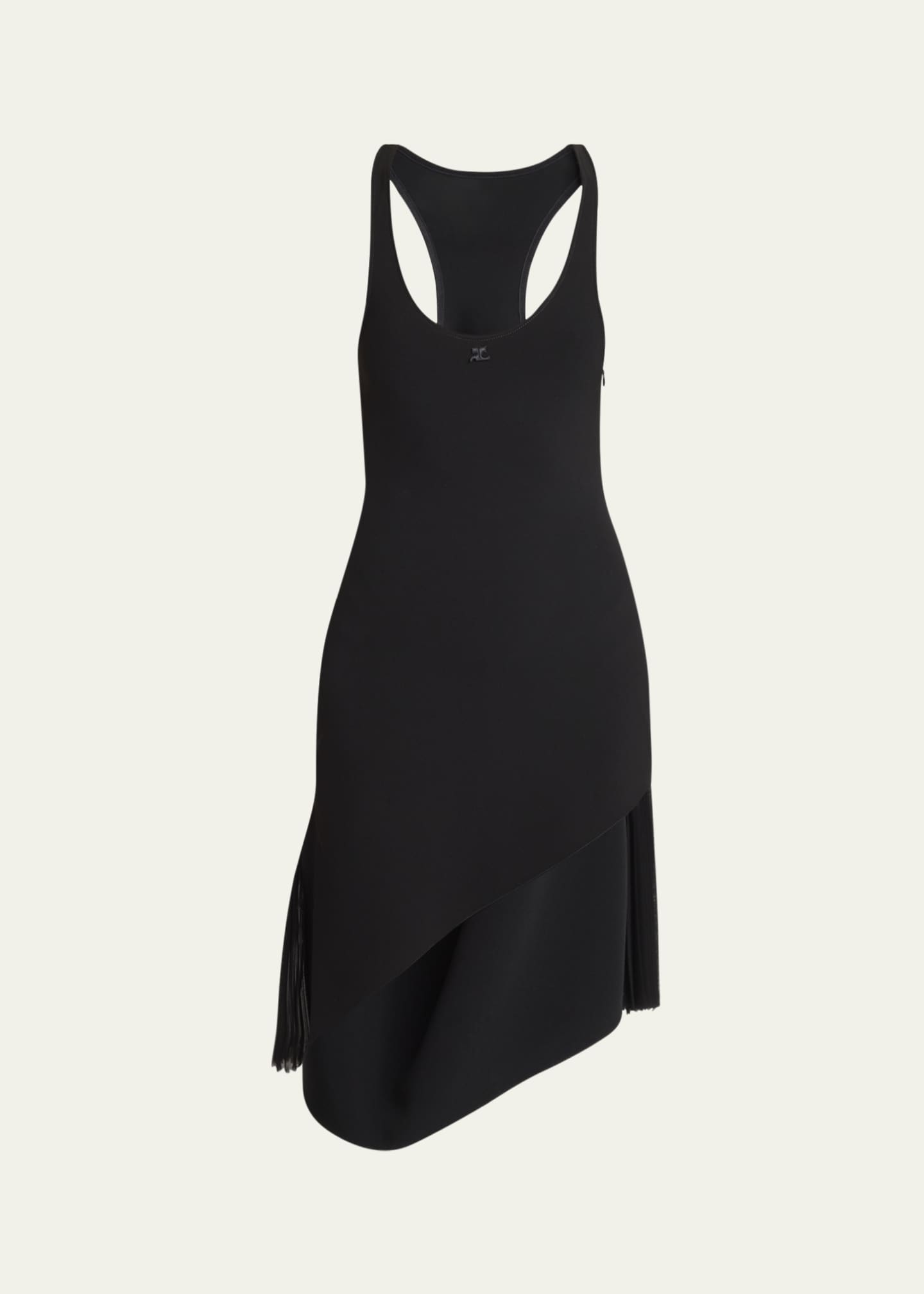 ワンピース COURREGES Woman Dress Black PERCR0036VY0014 9999 Courrèges Backless Twill Mini Dress | Black | FARFETCH