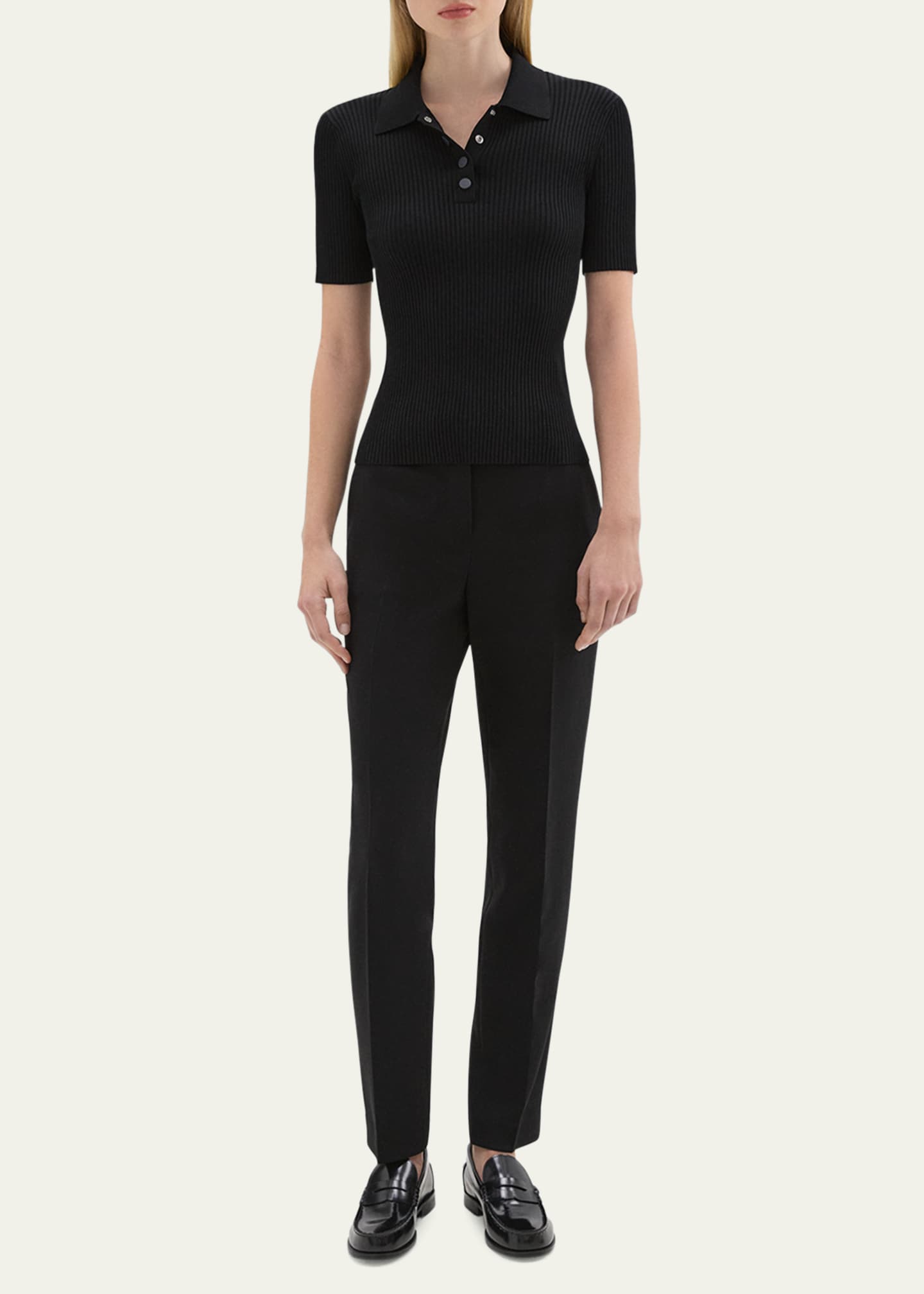 Theory Slim-Fit Full-Length Trousers Image 2 of 5