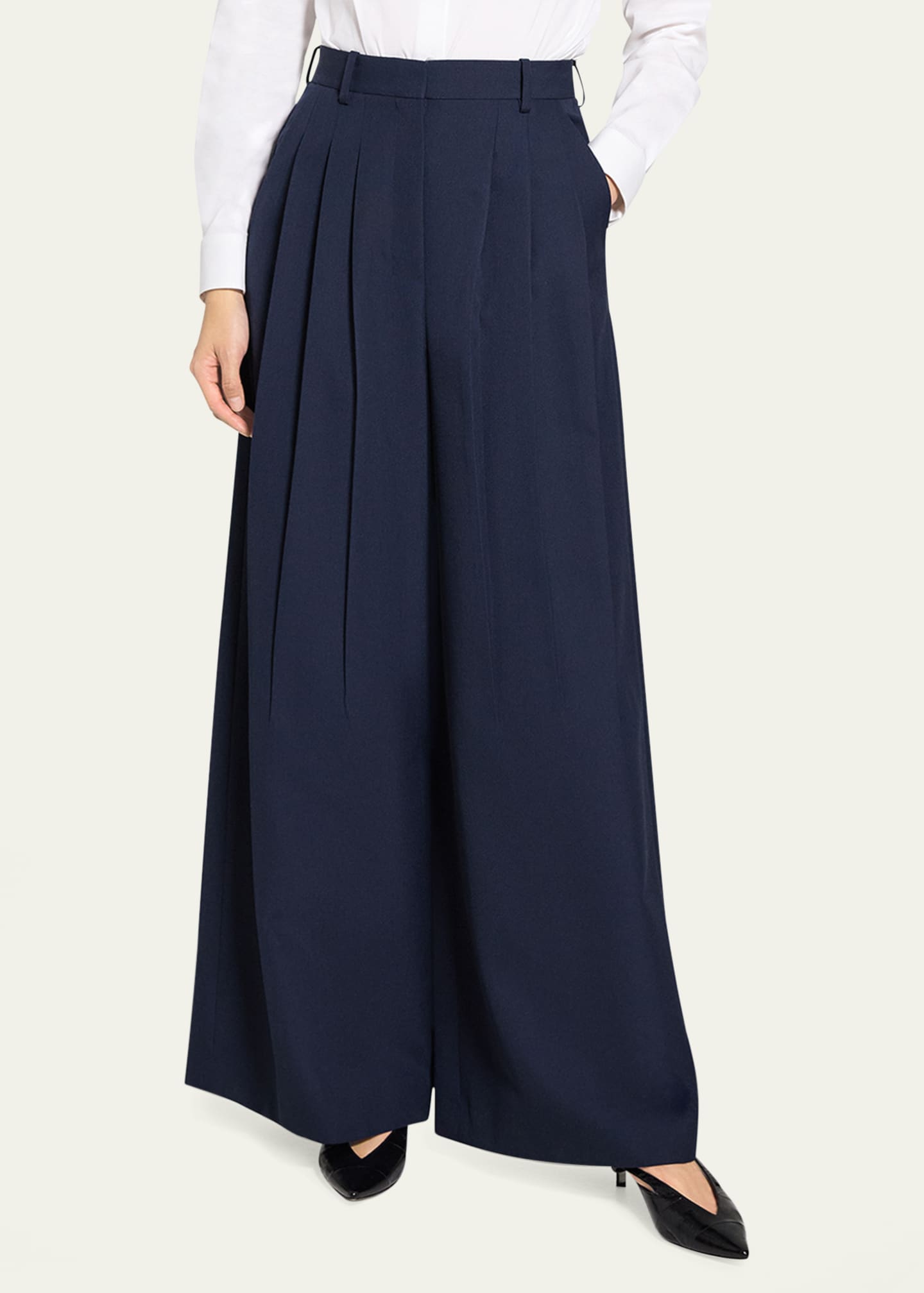 Theory Triple Pleat Pants Image 4 of 5