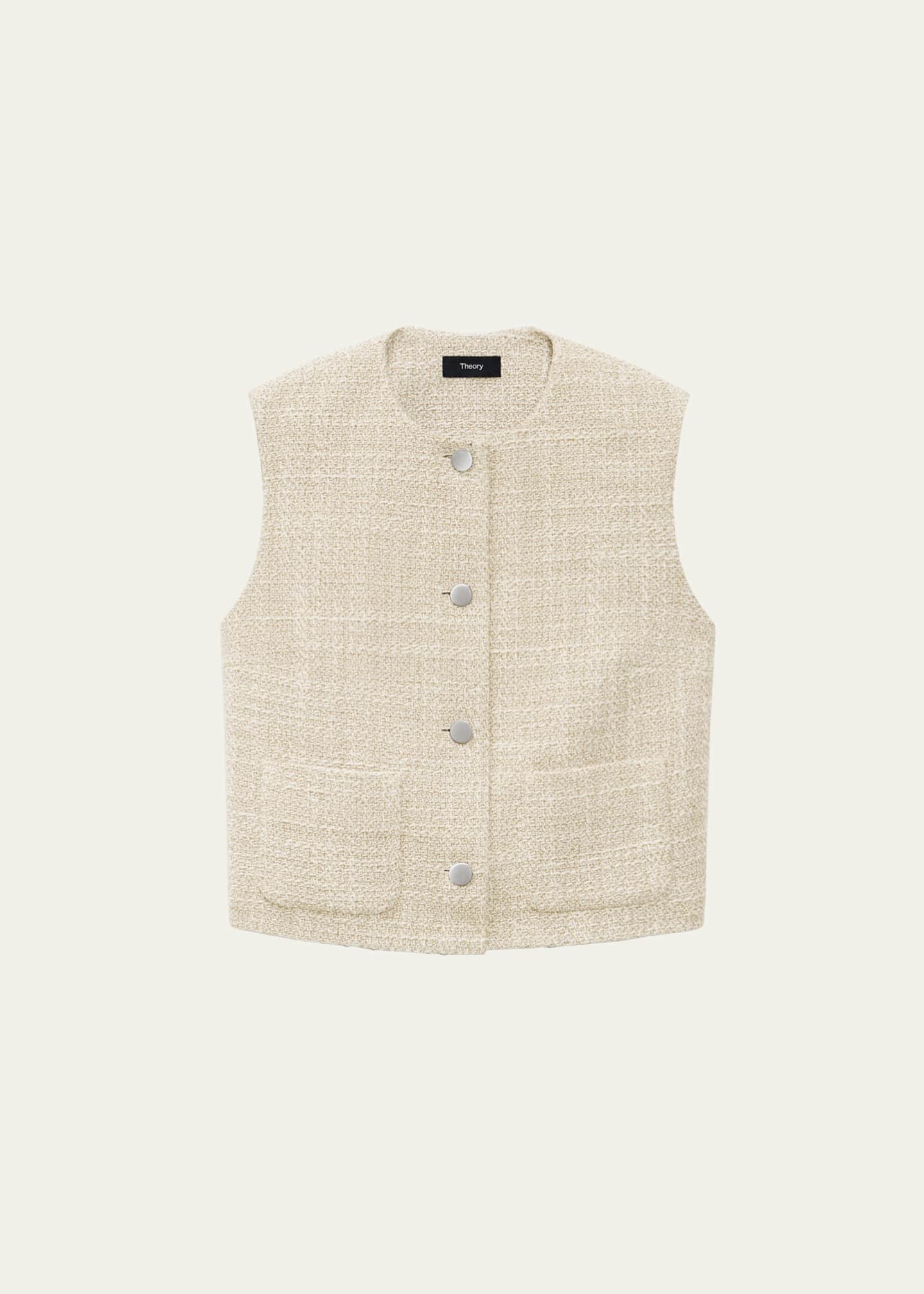 Theory Tweed Pocket Vest Image 1 of 5