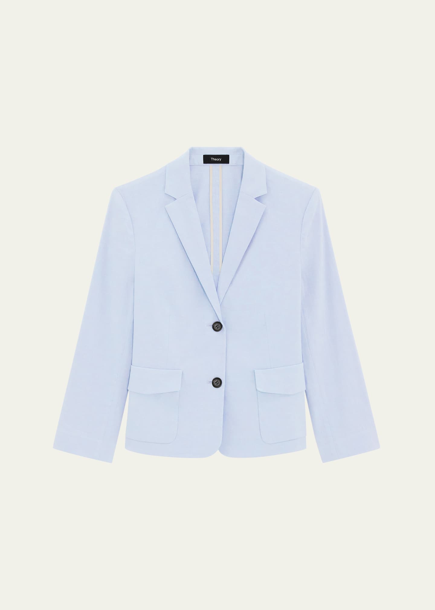 Theory Shrunken Crunch Linen Jacket - Bergdorf Goodman