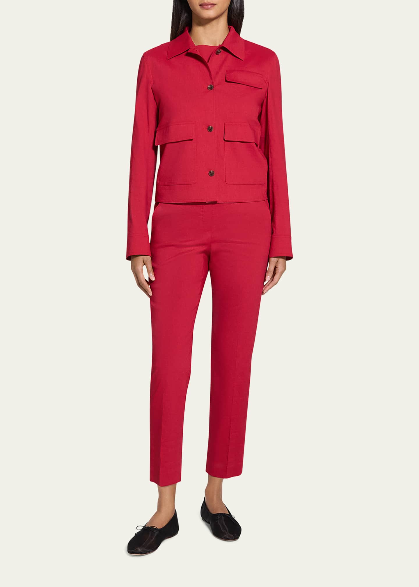 Theory Casual Crunch Linen Jacket Image 2 of 5