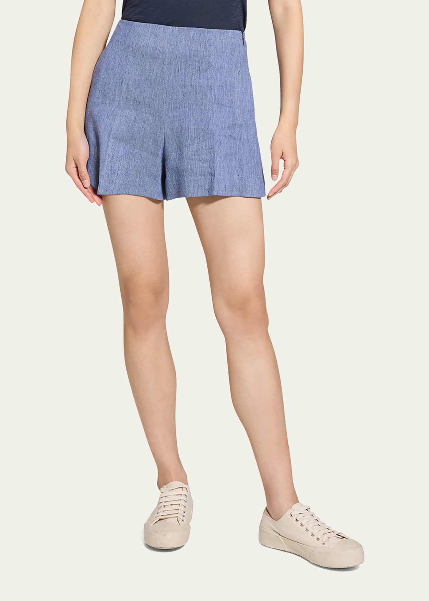 Relaxed Denim Shorts - Thumbnail 4
