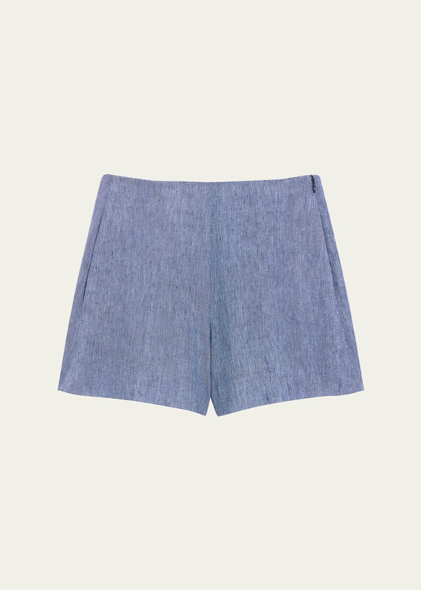 Relaxed Denim Shorts - Thumbnail 1