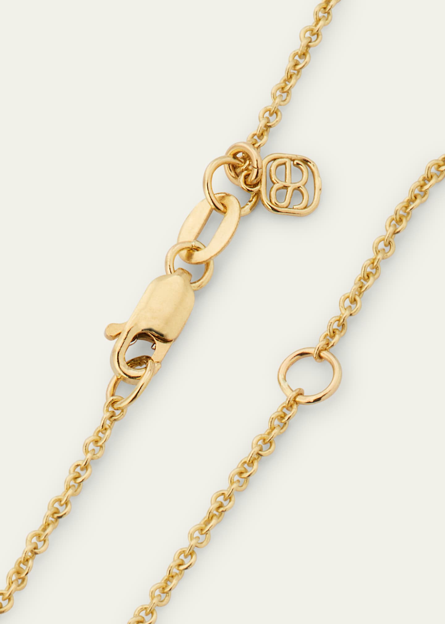 Sydney Evan 14K Yellow Gold Lovebirds Charm with Diamonds Image 4 of 5