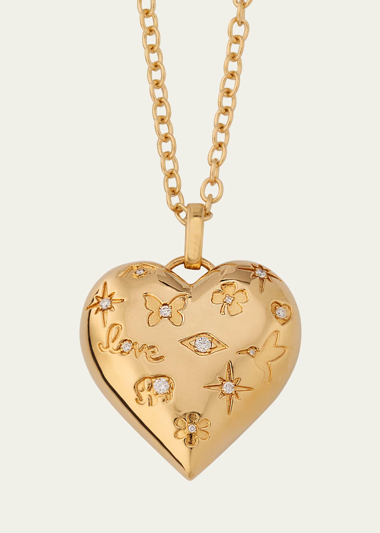 Sydney Evan Puffy Icon Heart Charm Image 1 of 4