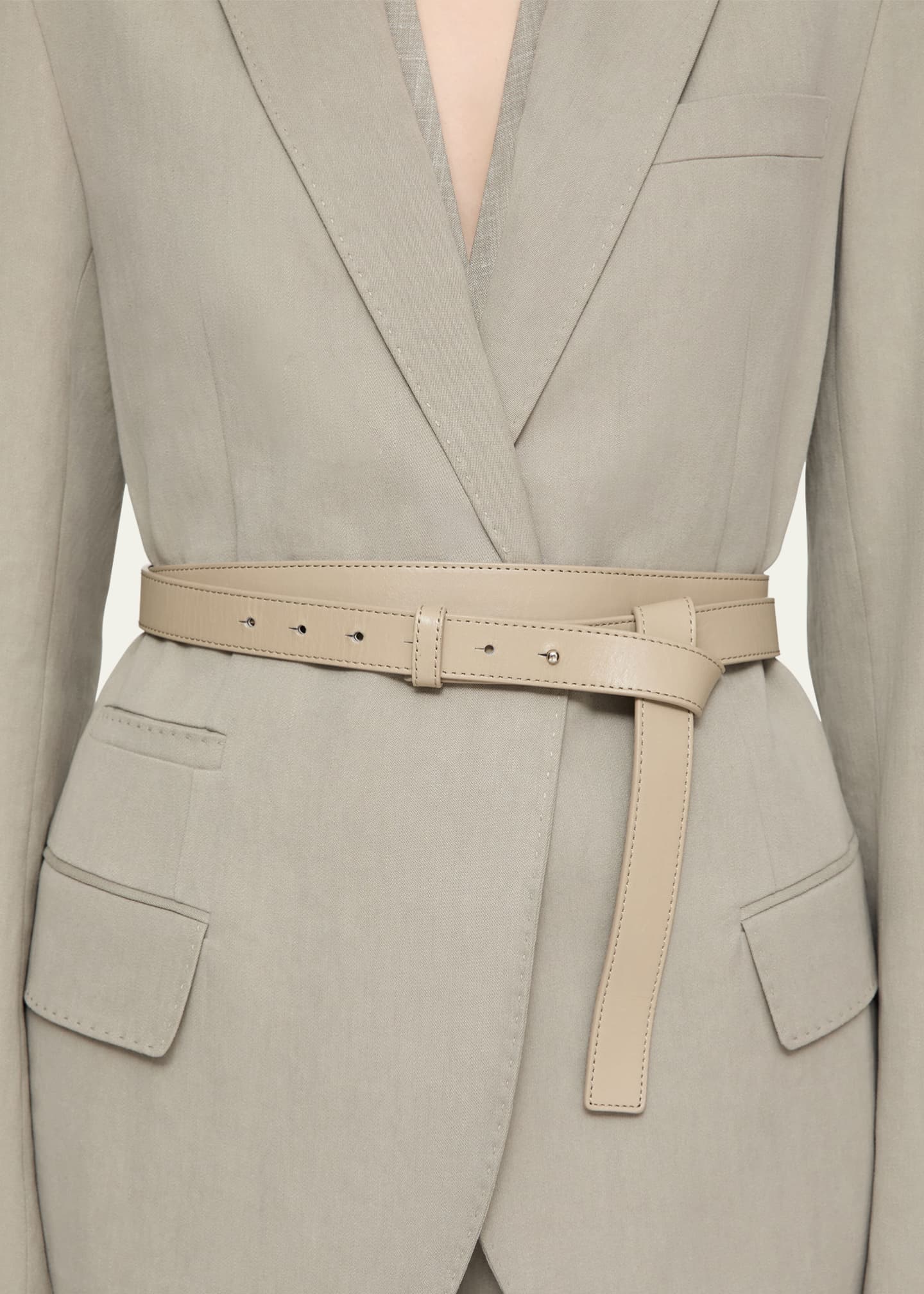Lafayette 148 New York Neapolitan Belted Single-Button Jacket Image 5 of 5