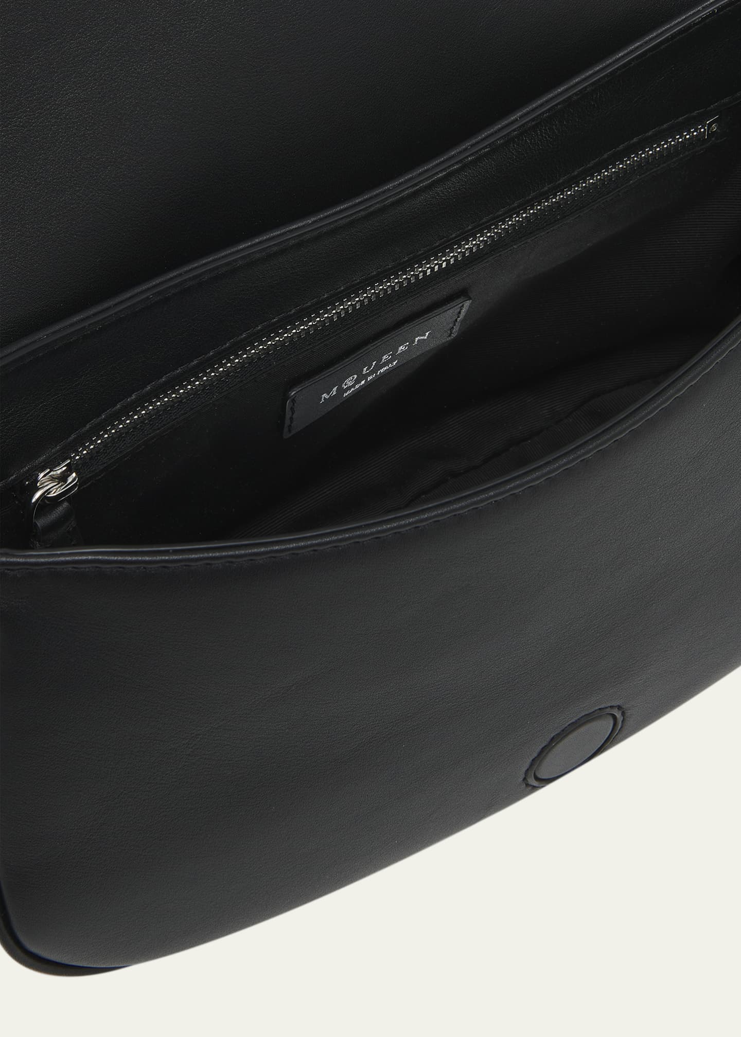McQueen T-Bar Buckle Leather Crossbody Bag Image 3 of 4