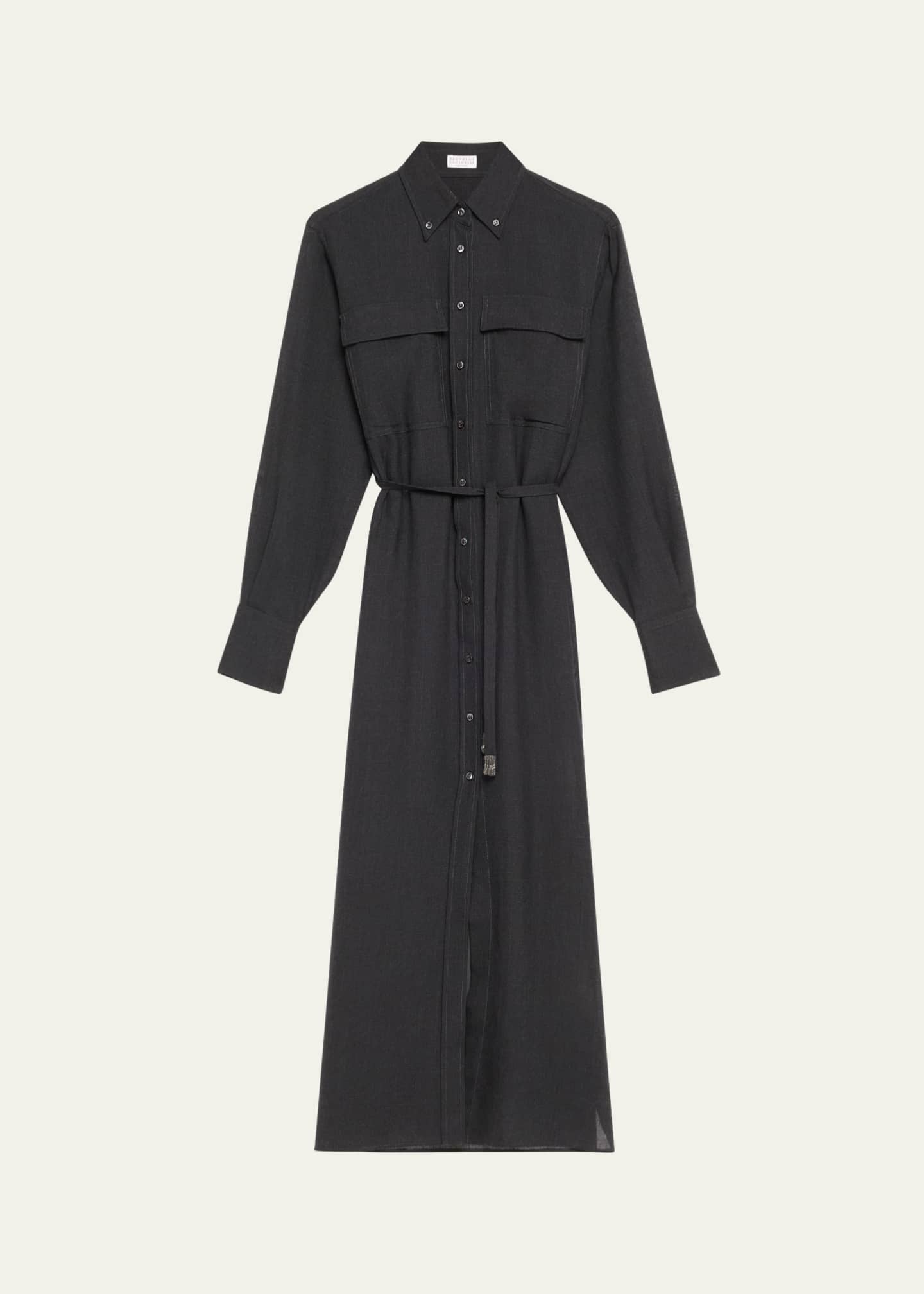 【送料&関税込】Brunello Cucinelli Long Cotton Dress Brunello Cucinelli Cotton Long Dress | italist