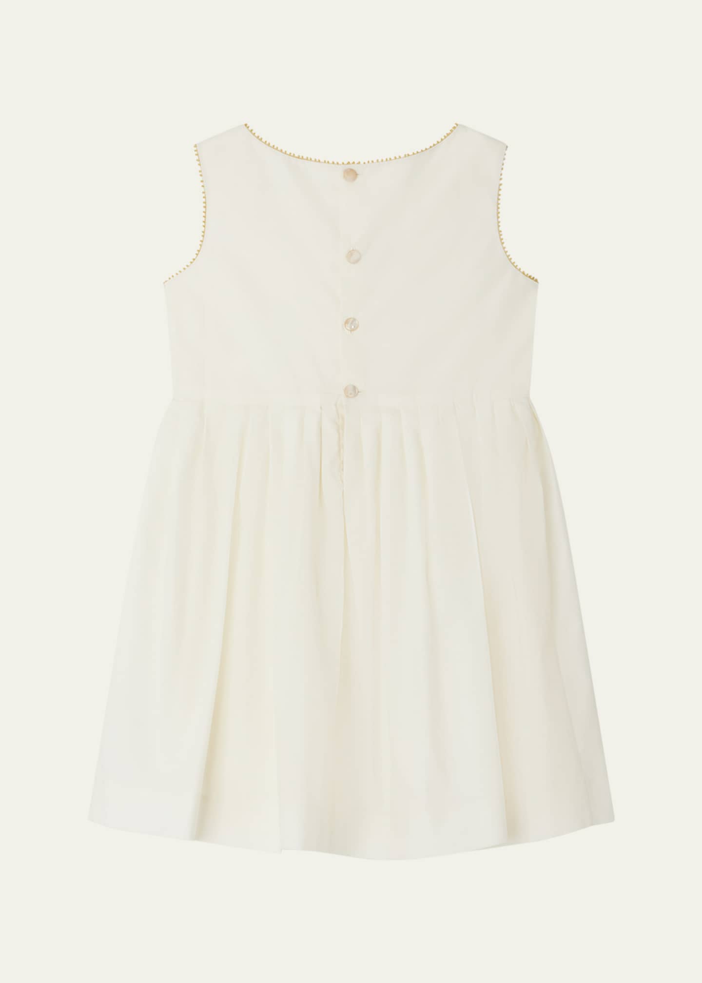 Bonpoint Girl's Alina Floral Embroidered Dress, Size 4-14 Image 2 of 3