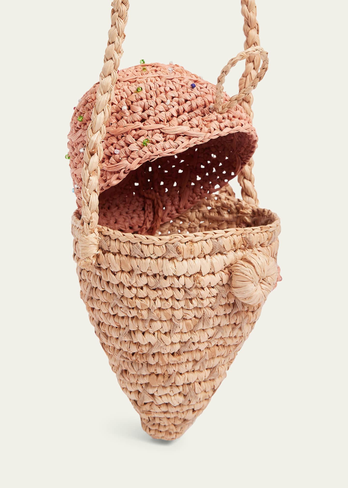 Bonpoint Girl's Elida Raffia Bag Image 3 of 3