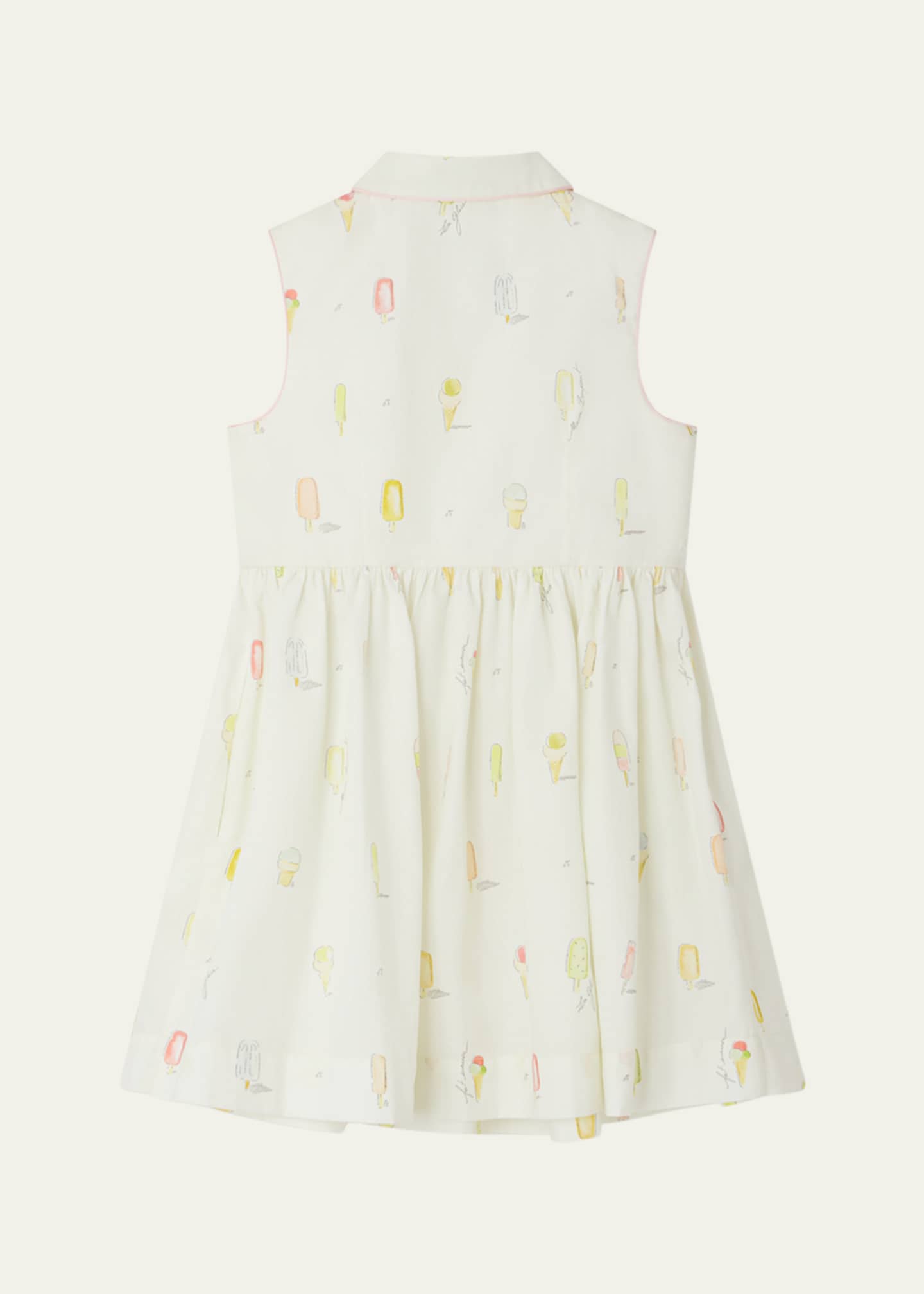 Bonpoint Girl's Anne Ice Cream-Print Dress, Size 4-14 Image 2 of 3
