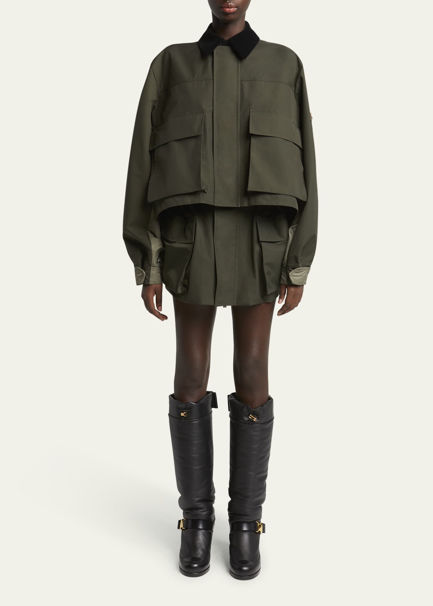 SACAI Cargo Pocket Mini Shorts Image 2 of 5