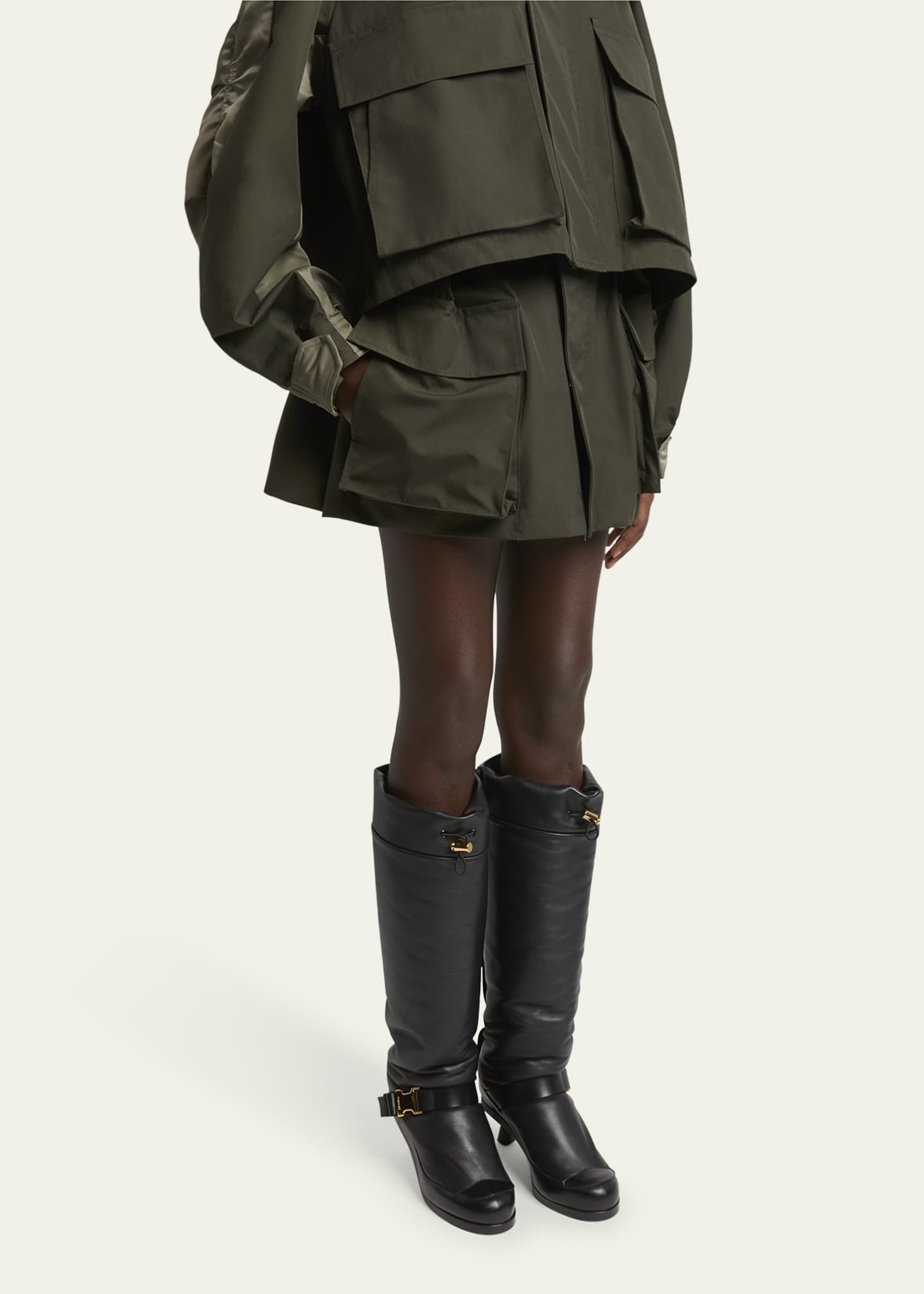 SACAI Cargo Pocket Mini Shorts Image 4 of 5