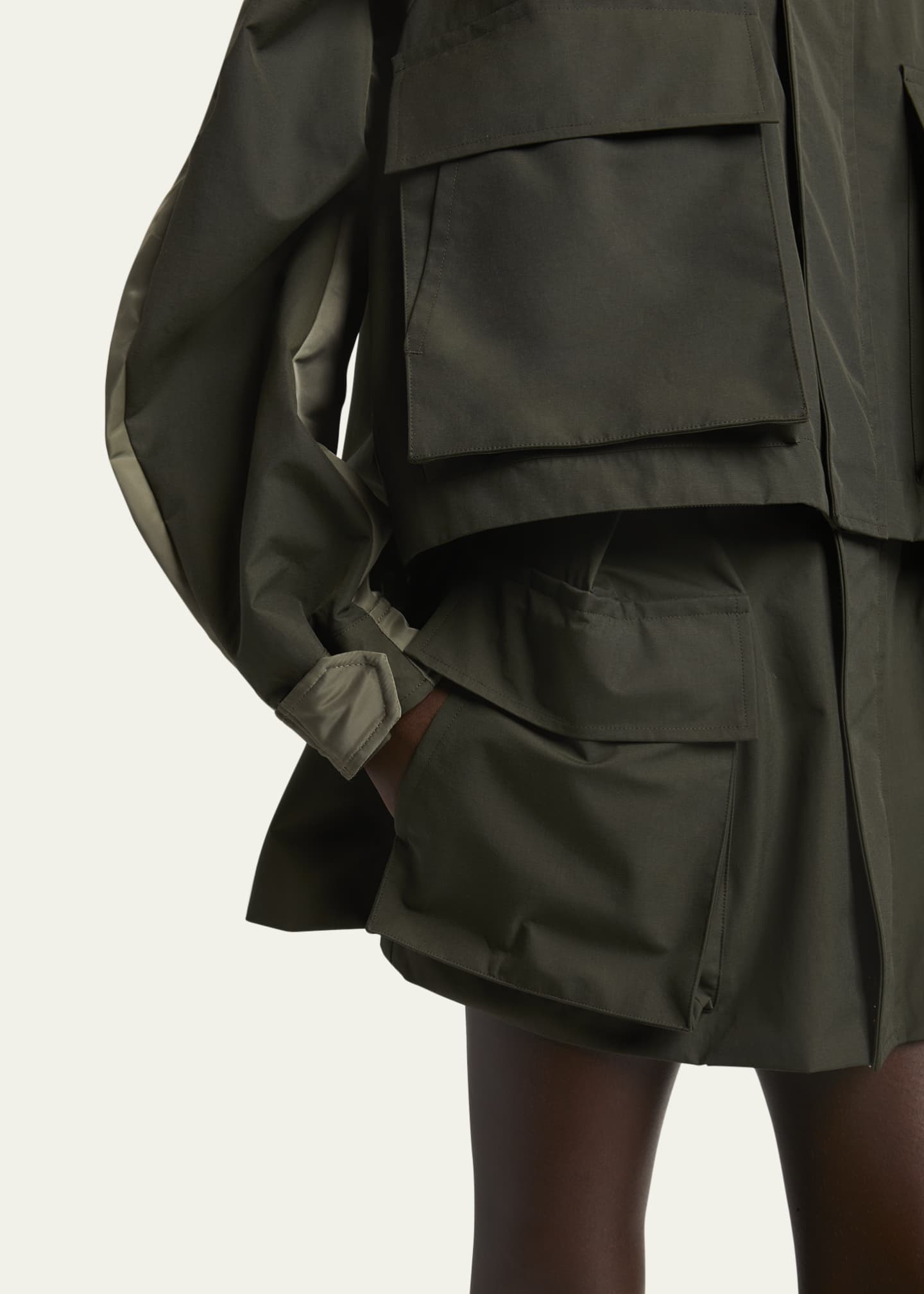 SACAI Cargo Pocket Mini Shorts Image 5 of 5