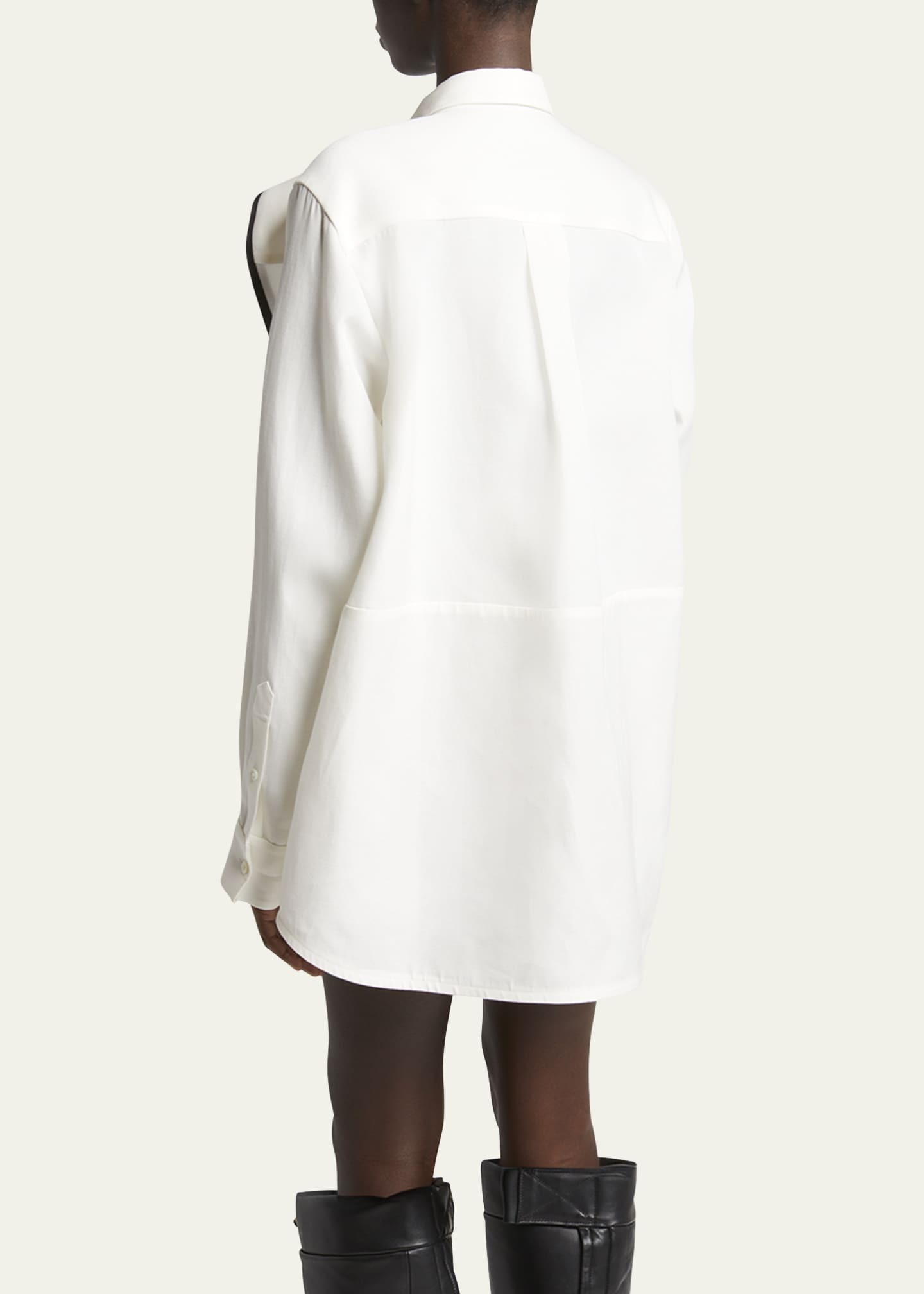 SACAI Ruffle Button Down Blouse Image 3 of 5