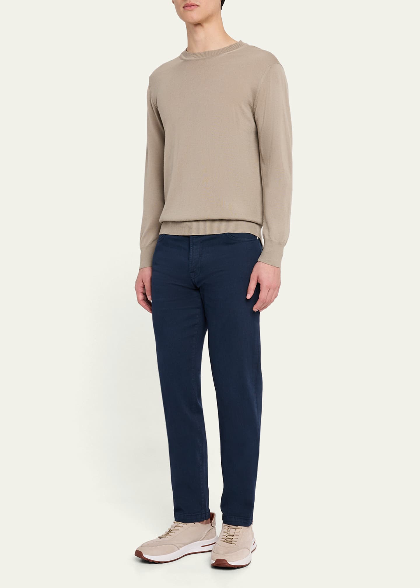 Marco Pescarolo Men's 5-Pocket Bull Denim Pants Image 2 of 5